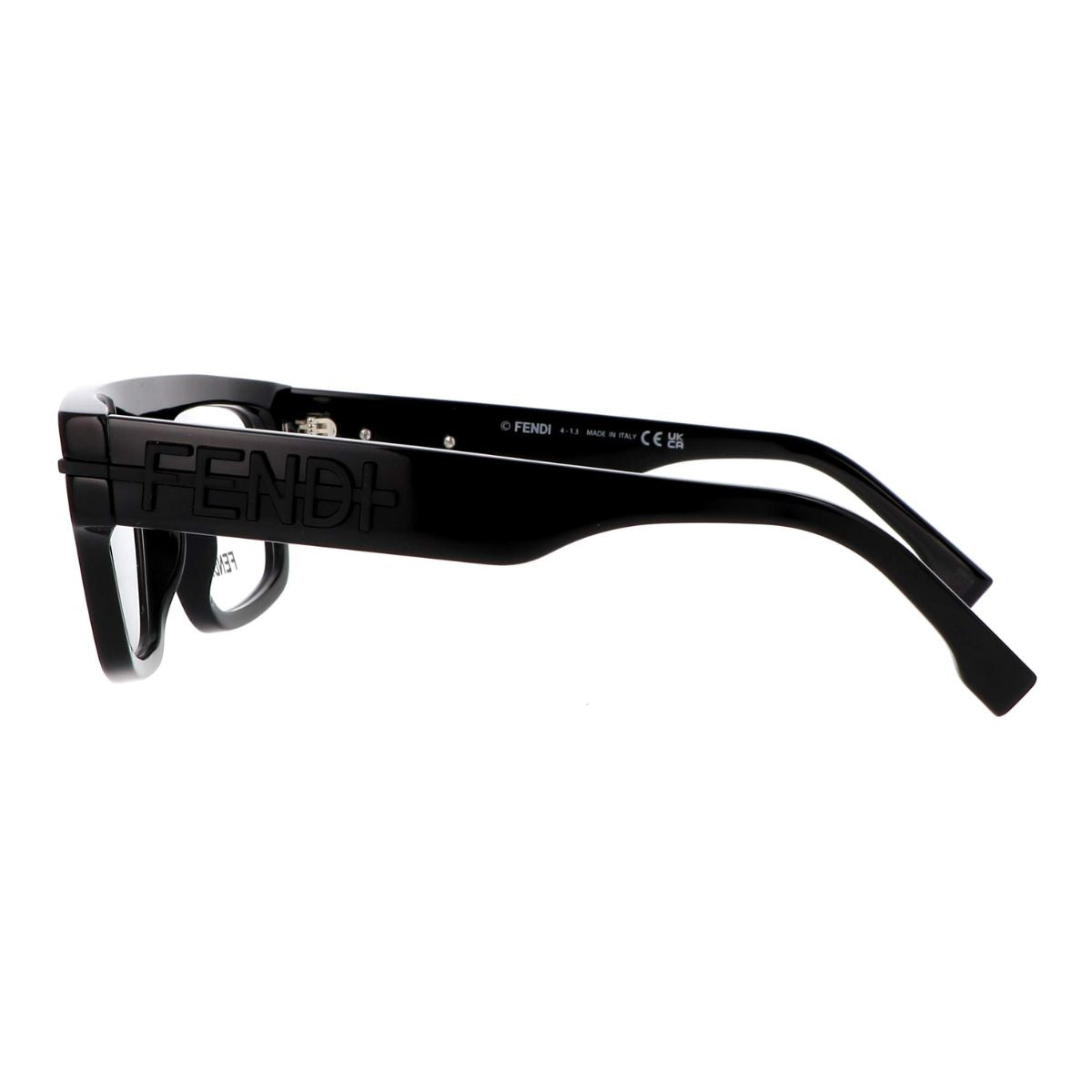 Buy Fendi eyeglasses for men online – FE50062I 001 black acetate square frame, luxury Fendi eyewear now available in India at top prices at optorium.