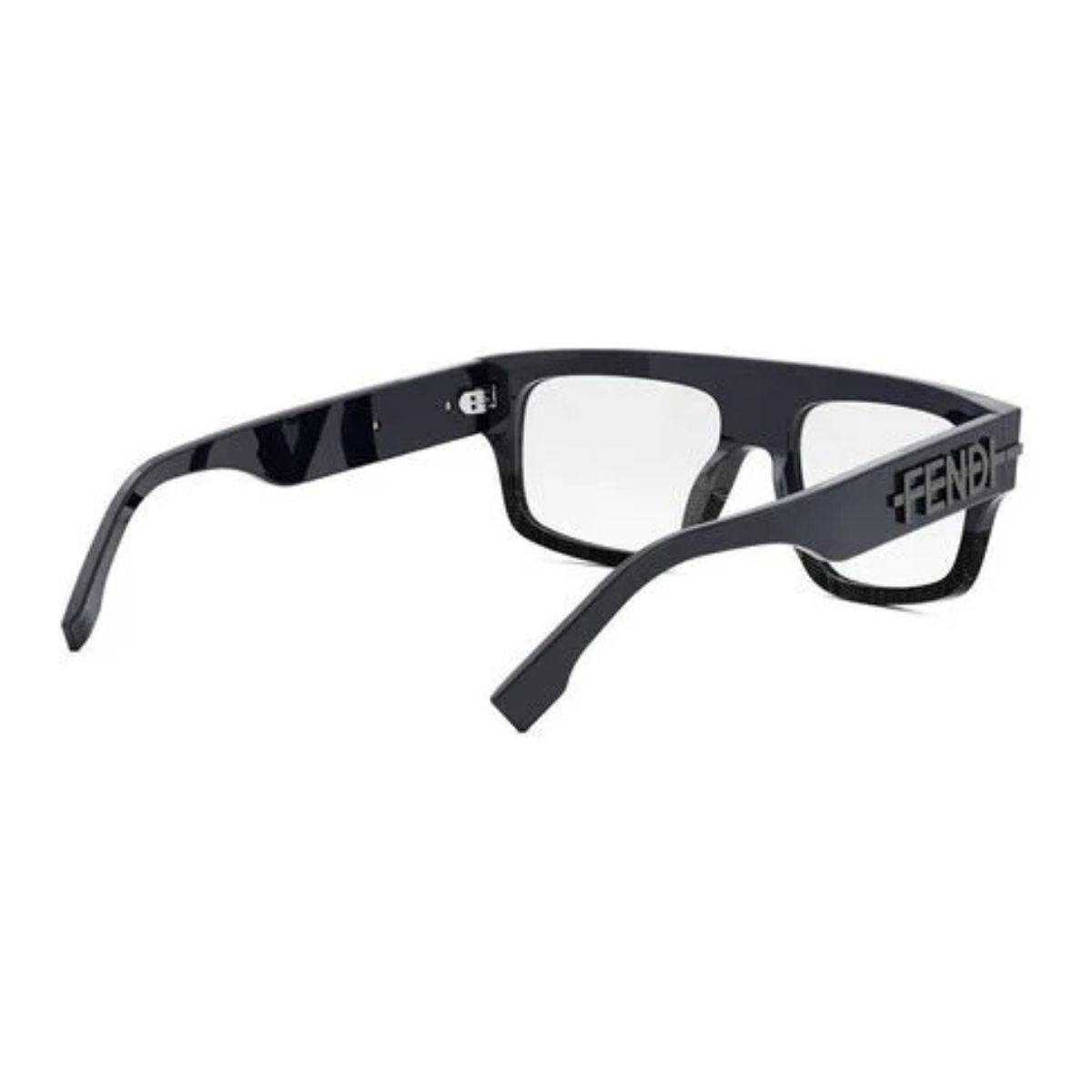 Discover Fendi frame glasses FE50062I 090 in bold dark blue, top Fendi frames price deals and branded eyewear frames trending now for men at optorium.