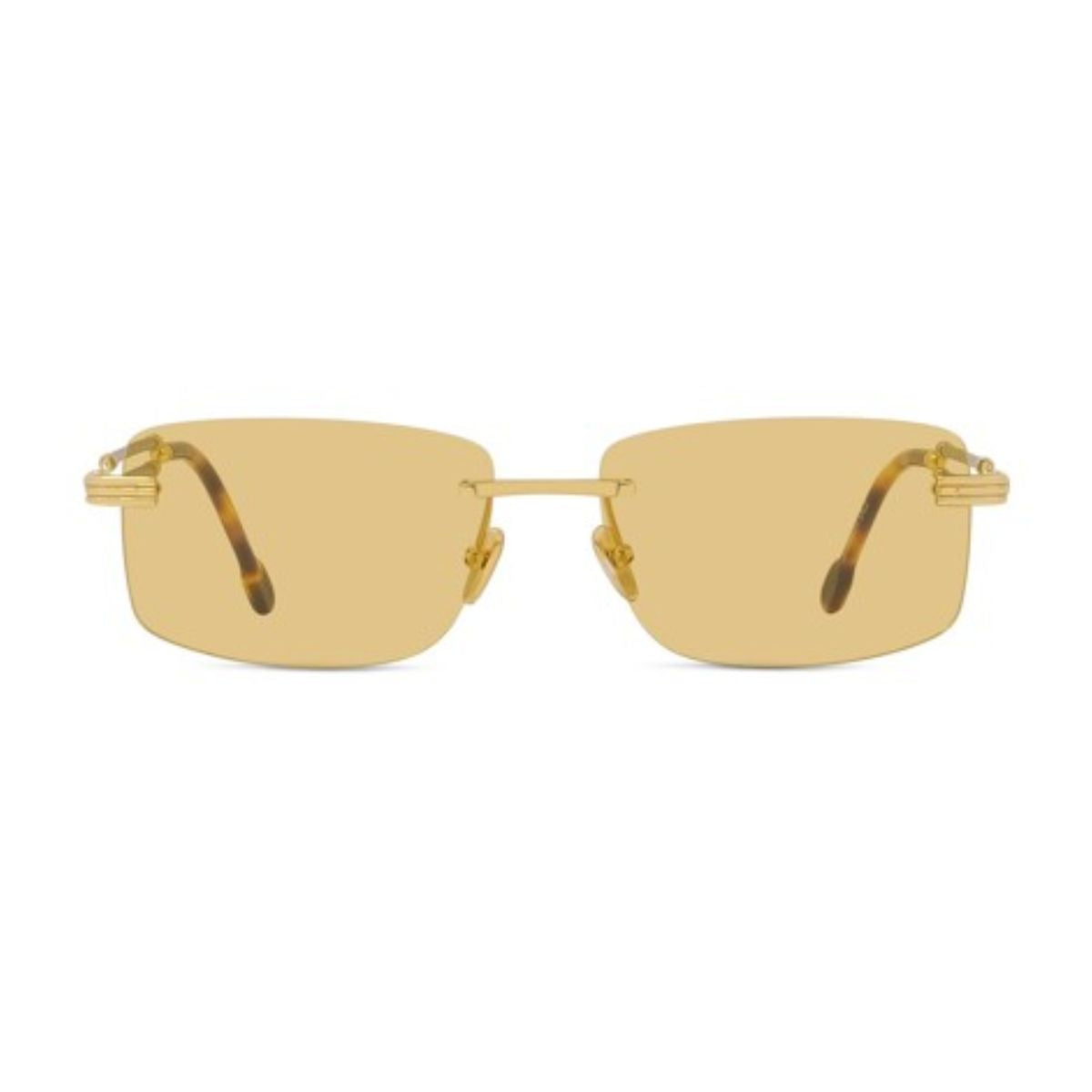 "Fred FG40040U 30J gold frame sunglasses with UV lenses for versatile elegance, online at Optorium."
