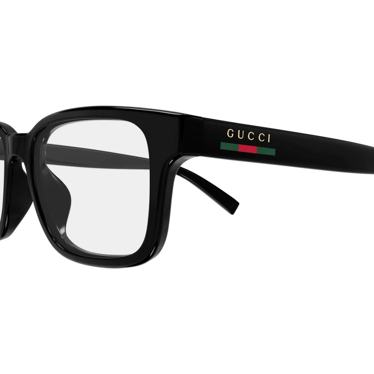 Men Gucci rectangle spectacles GG107OL 001 front view
