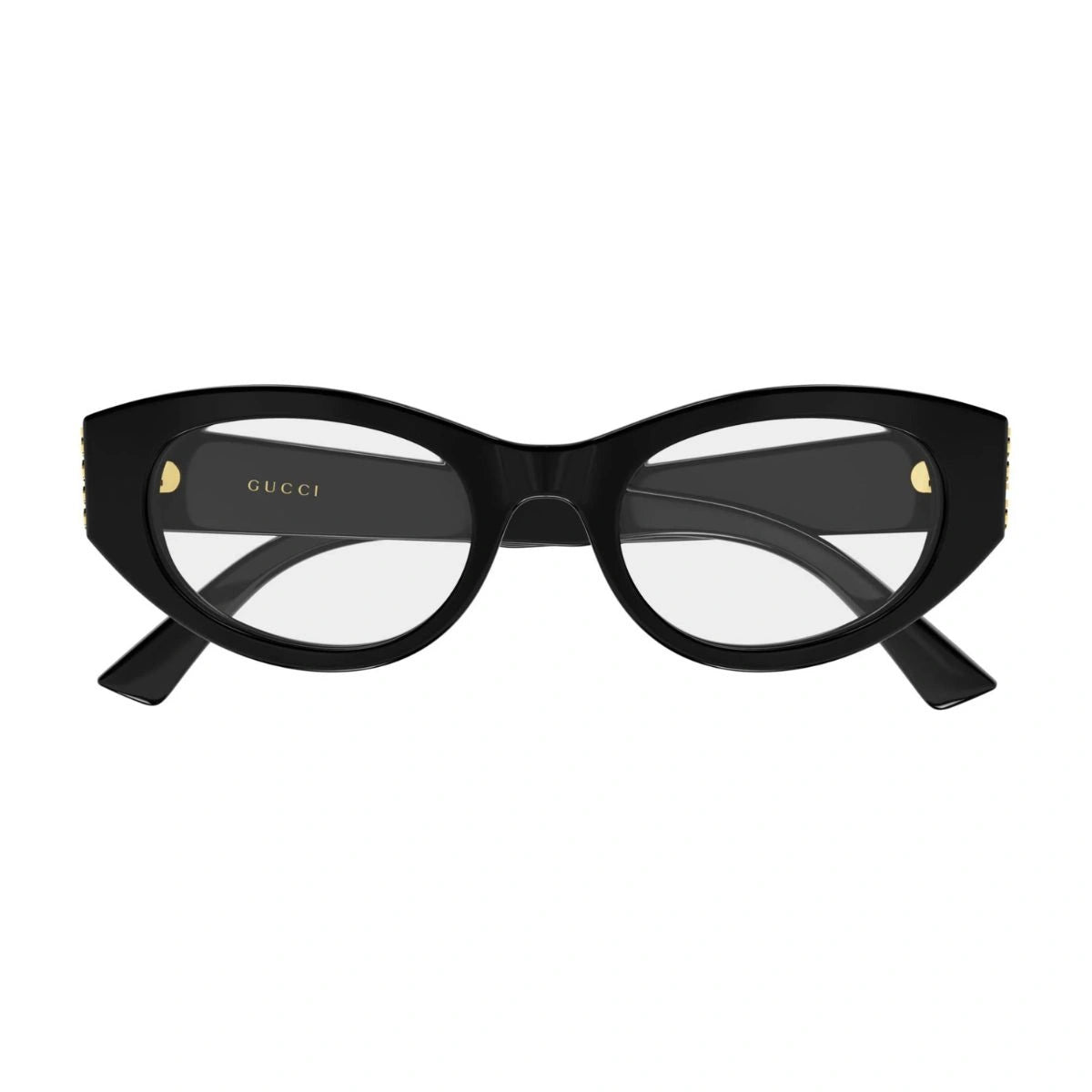 Gucci GG2041O 001 Black Oval Women Eyeglasses Spectacles