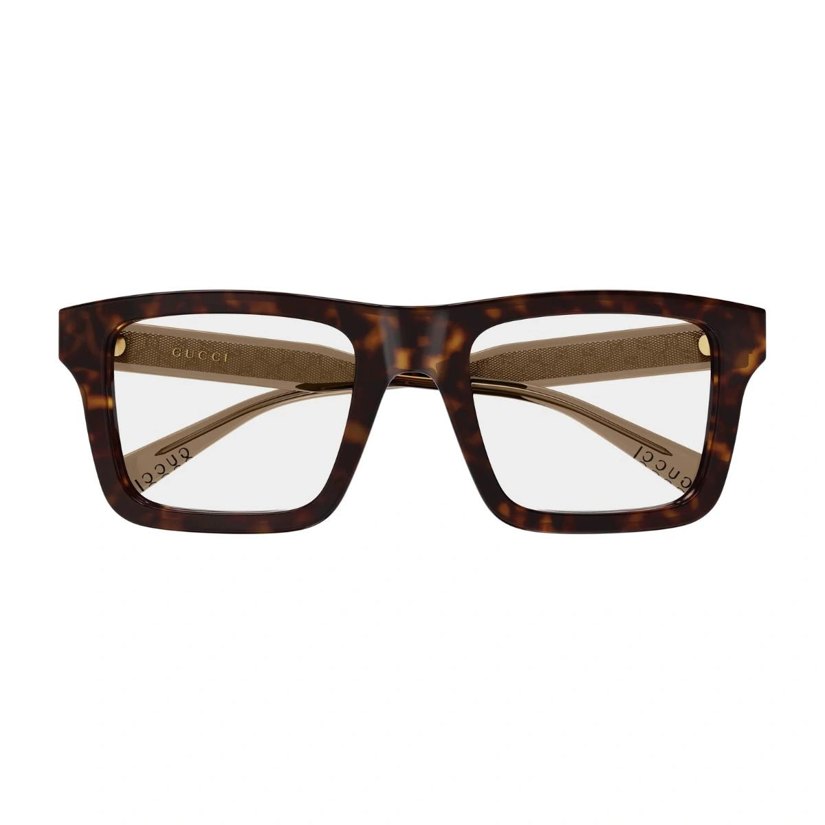 Gucci GG2070O 002 Men Havana Rectangular Eyeglasses Frame
