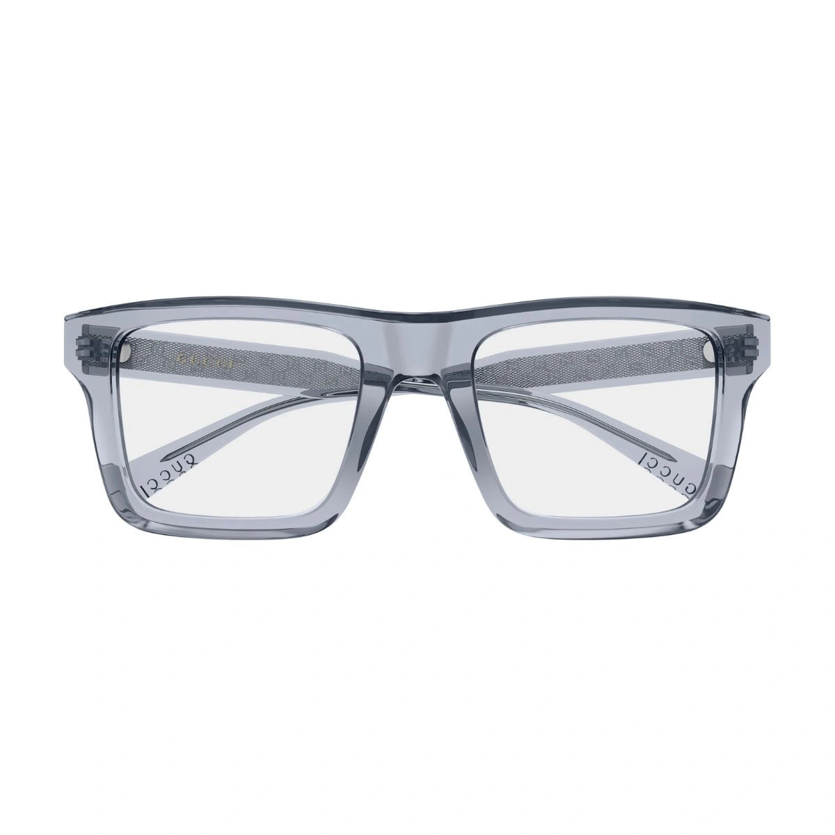 Gucci GG2070O 004 Transparent Grey Men Eyeglasses Frame
