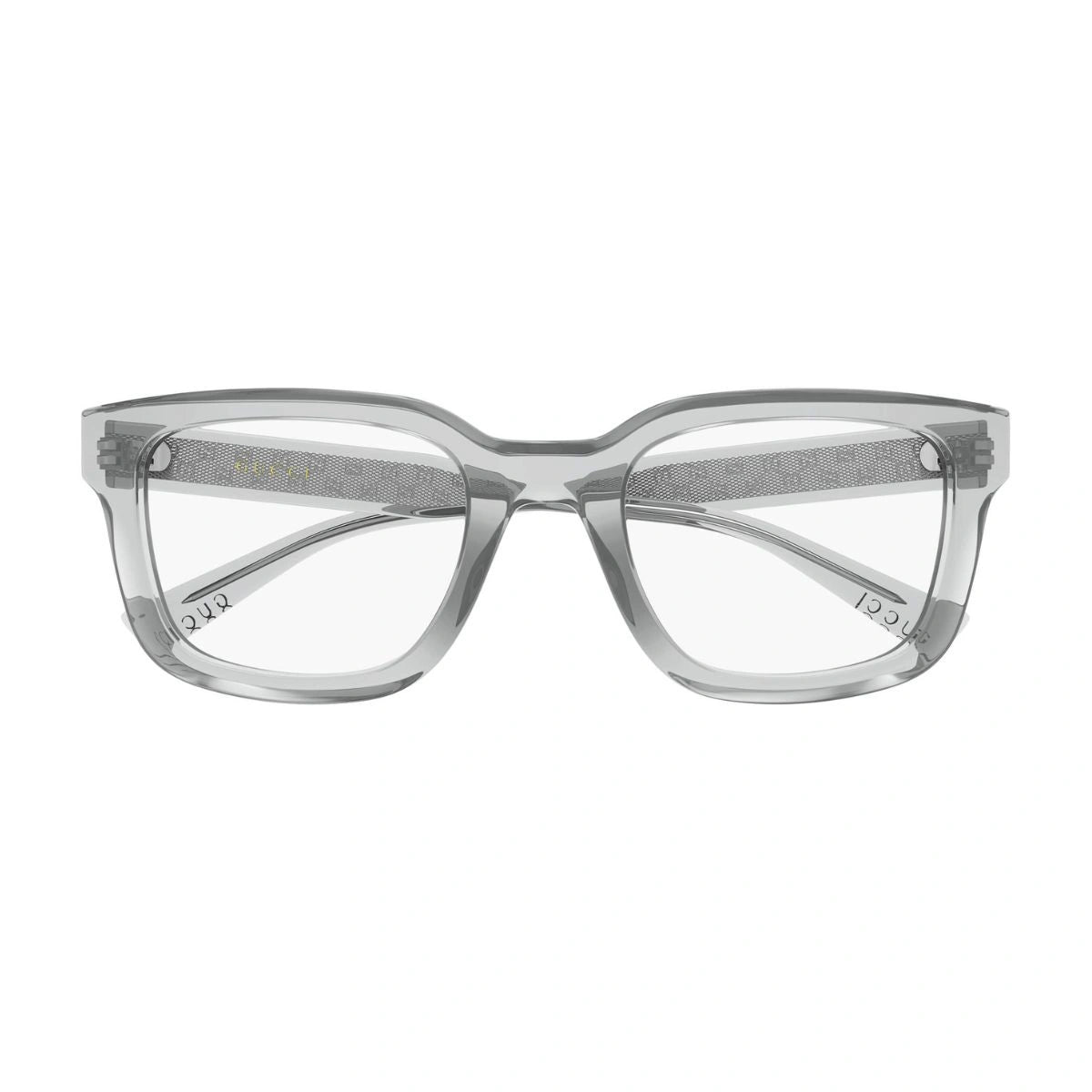 Gucci GG2071OL 005 transparent square eyeglasses men