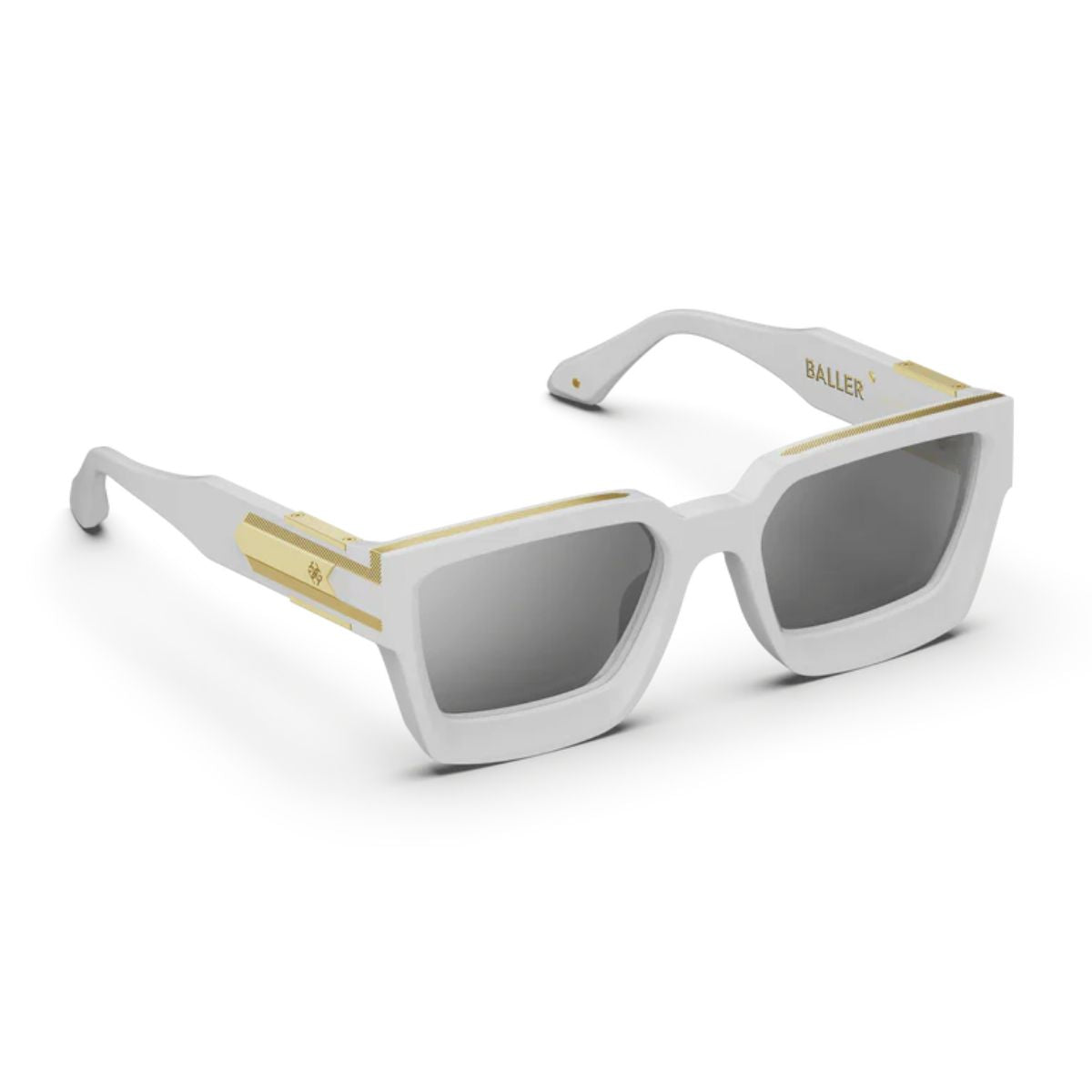 Golden Concept Sunglass Baller WHT