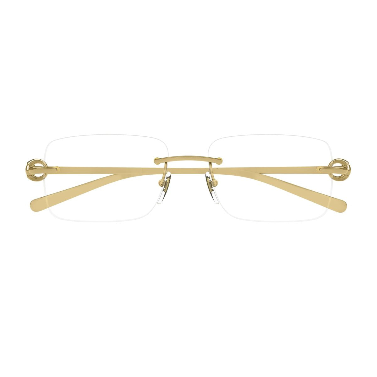 Gucci Optical Frame GG1703O 003 – Gold rectangle shape with a sleek finish, perfect for men seeking luxury and elegance. Shop now online at Optorium for premium eyewear.