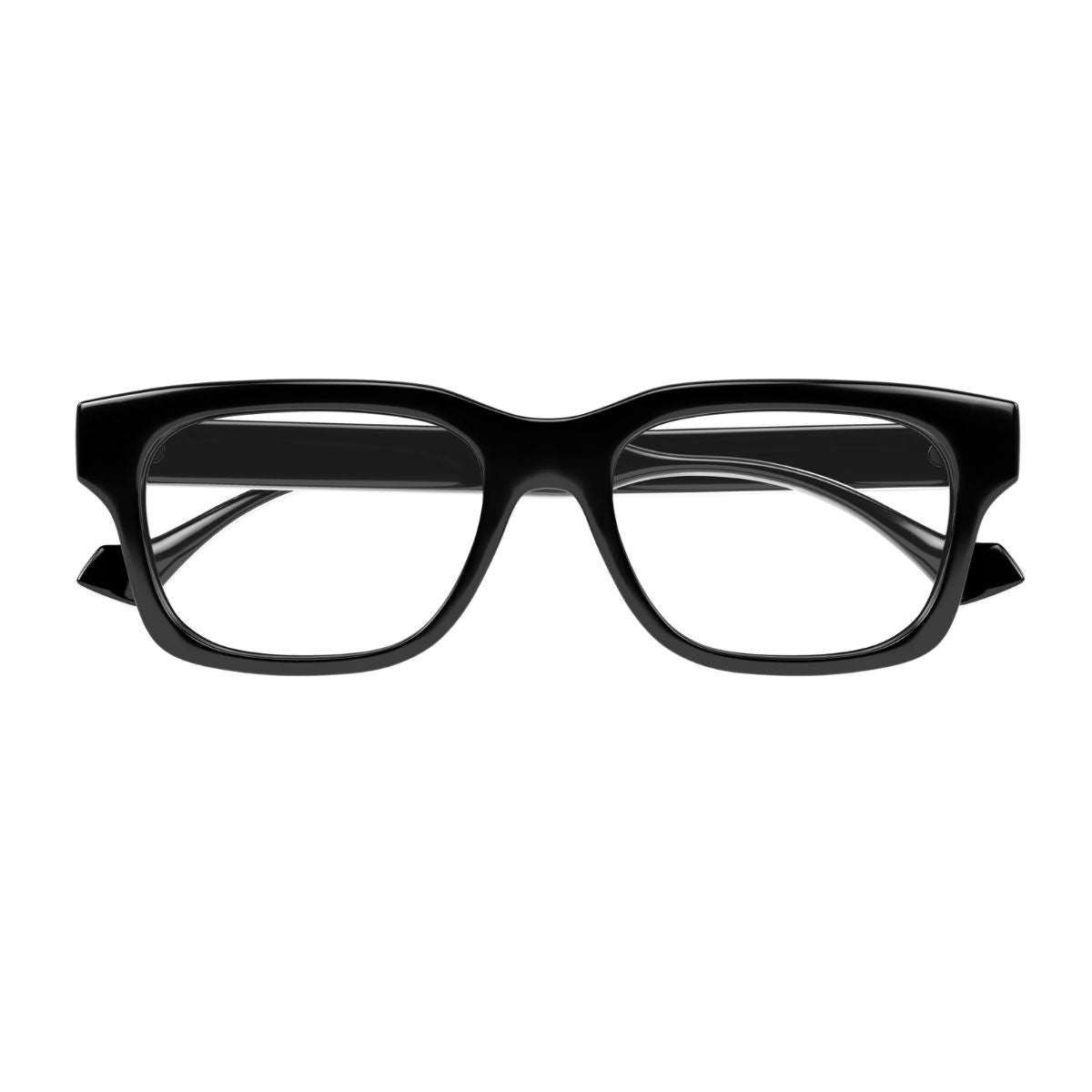 Gucci GG1731O 001 men's prescription glasses in black, premium square-shaped frames available at Optorium Hyderabad – shop now online at Optorium.