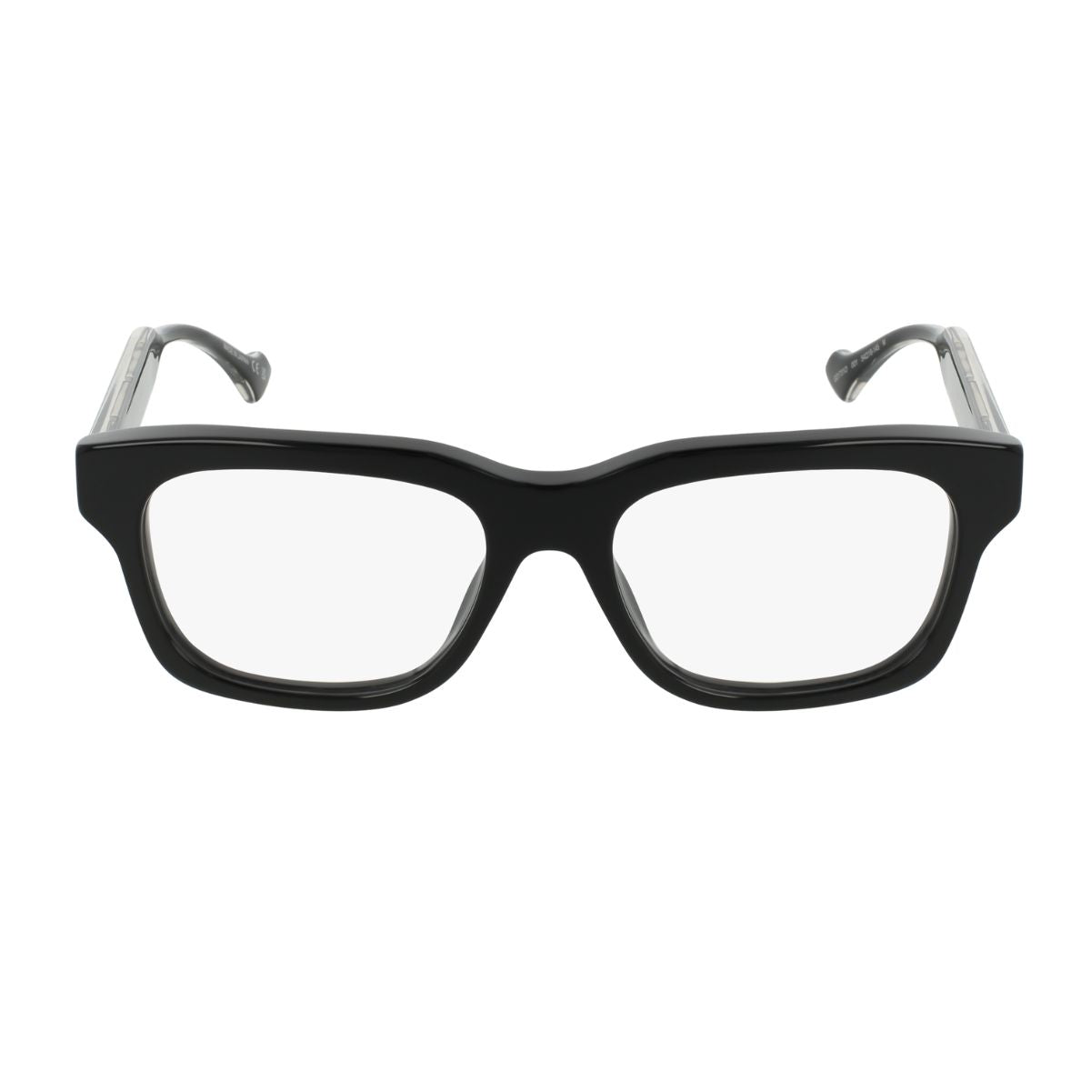 Gucci GG1731O 001 black square optical frames for men, premium luxury eyewear available at Optorium Hyderabad – shop online at Optorium.