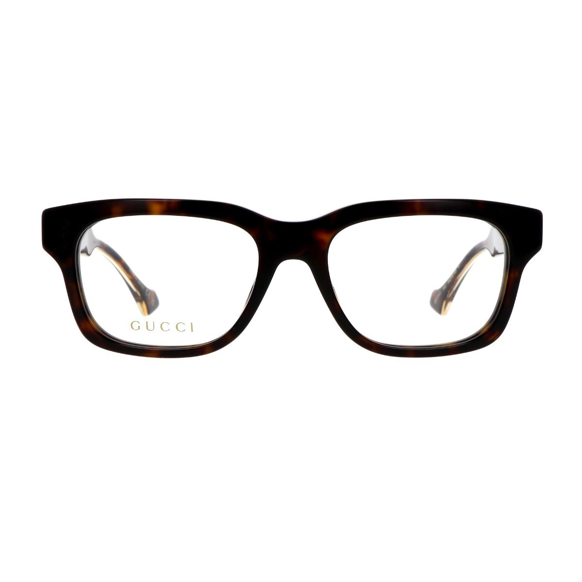 Gucci GG1731O 002 havana square optical frames for men, premium luxury eyewear available at Optorium Hyderabad – shop online at Optorium.