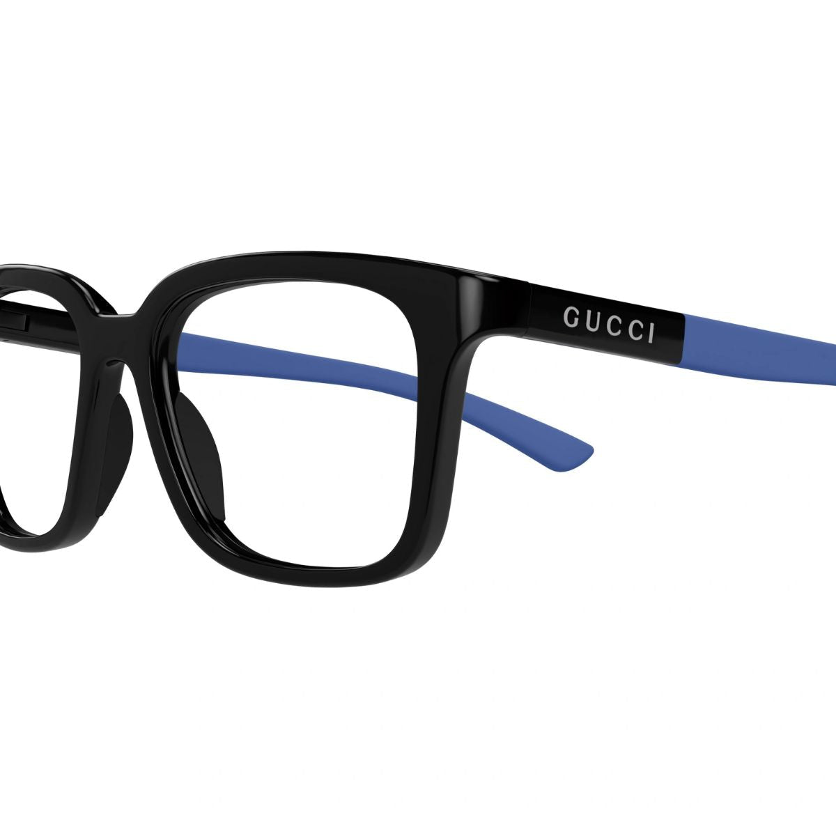 Gucci GG1738O 004 Black Acetate Frame – Modern square-shaped optical frame for men, designed for a sophisticated look, shop at Optorium.