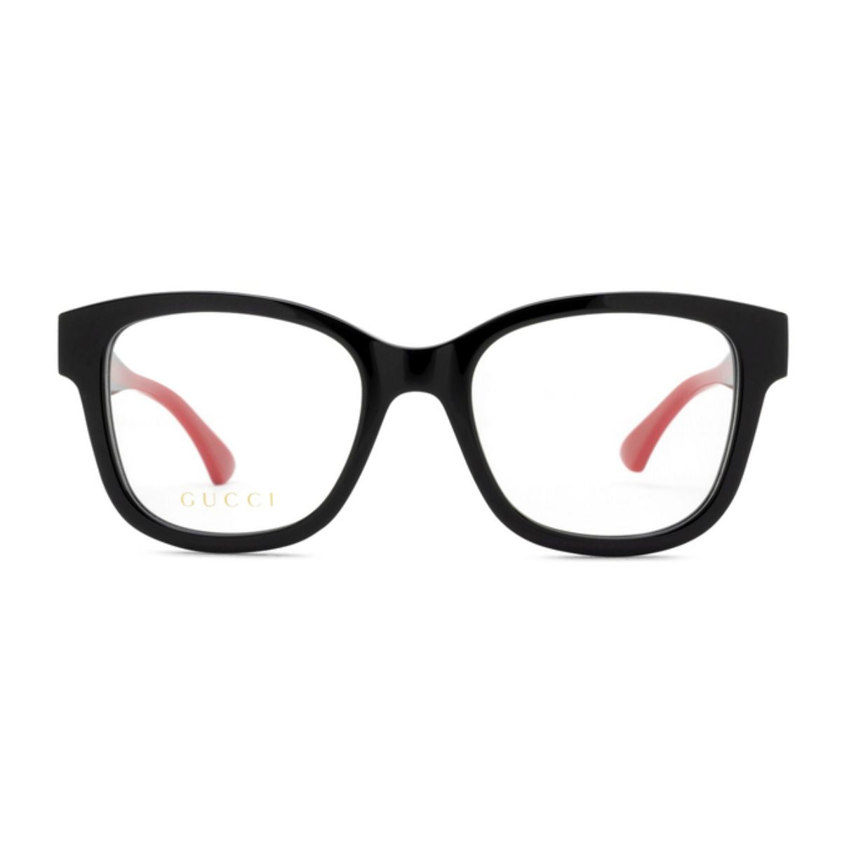 Gucci GG1863O 001 women’s square optical frames in black, high-quality luxury eyewear at Optorium Hyderabad – order online at Optorium.