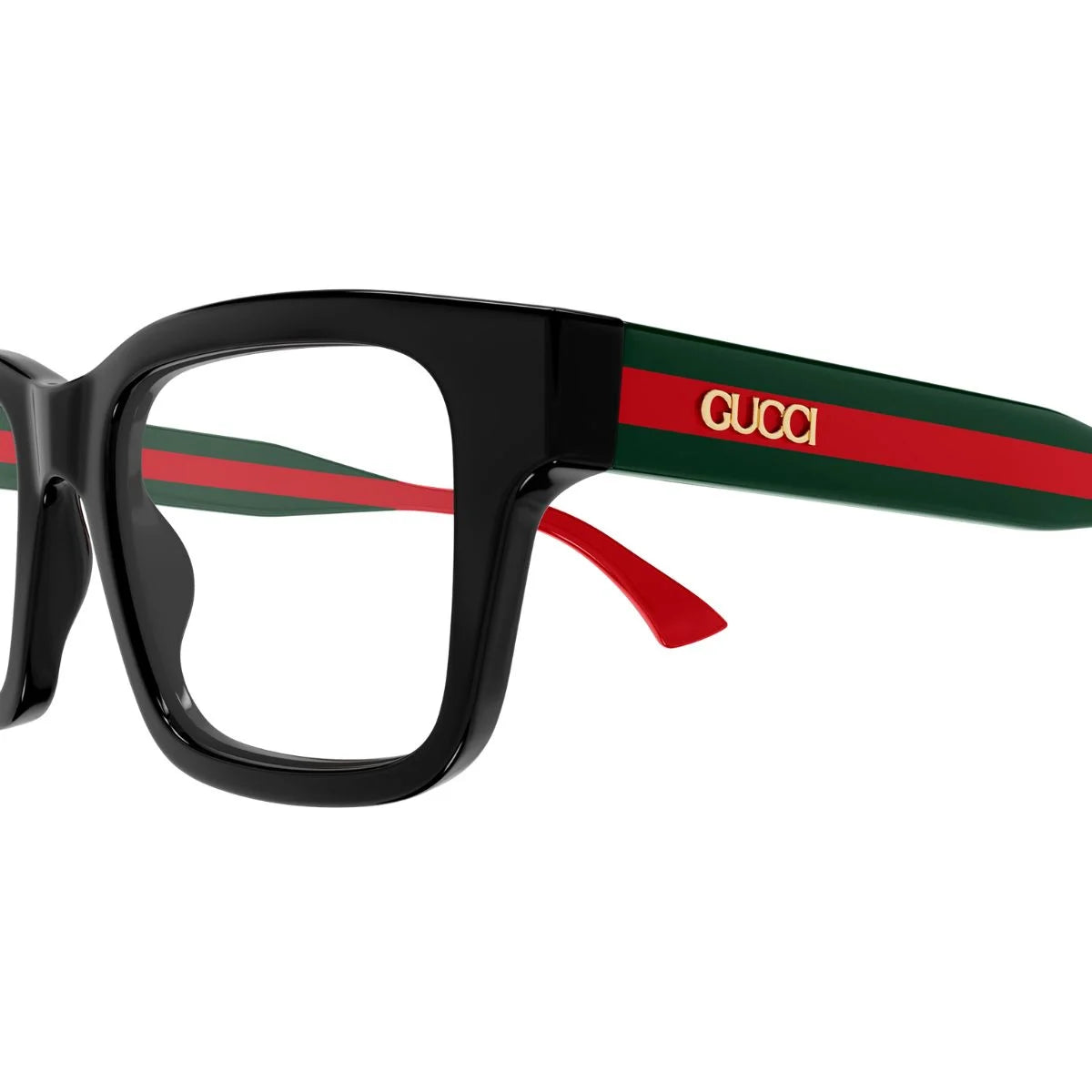 Authentic Gucci eyeglasses GG1865O featuring Gucci black color optical frames, Gucci square shape frame, luxury Gucci designer optical frames for modern fashion lovers optorium