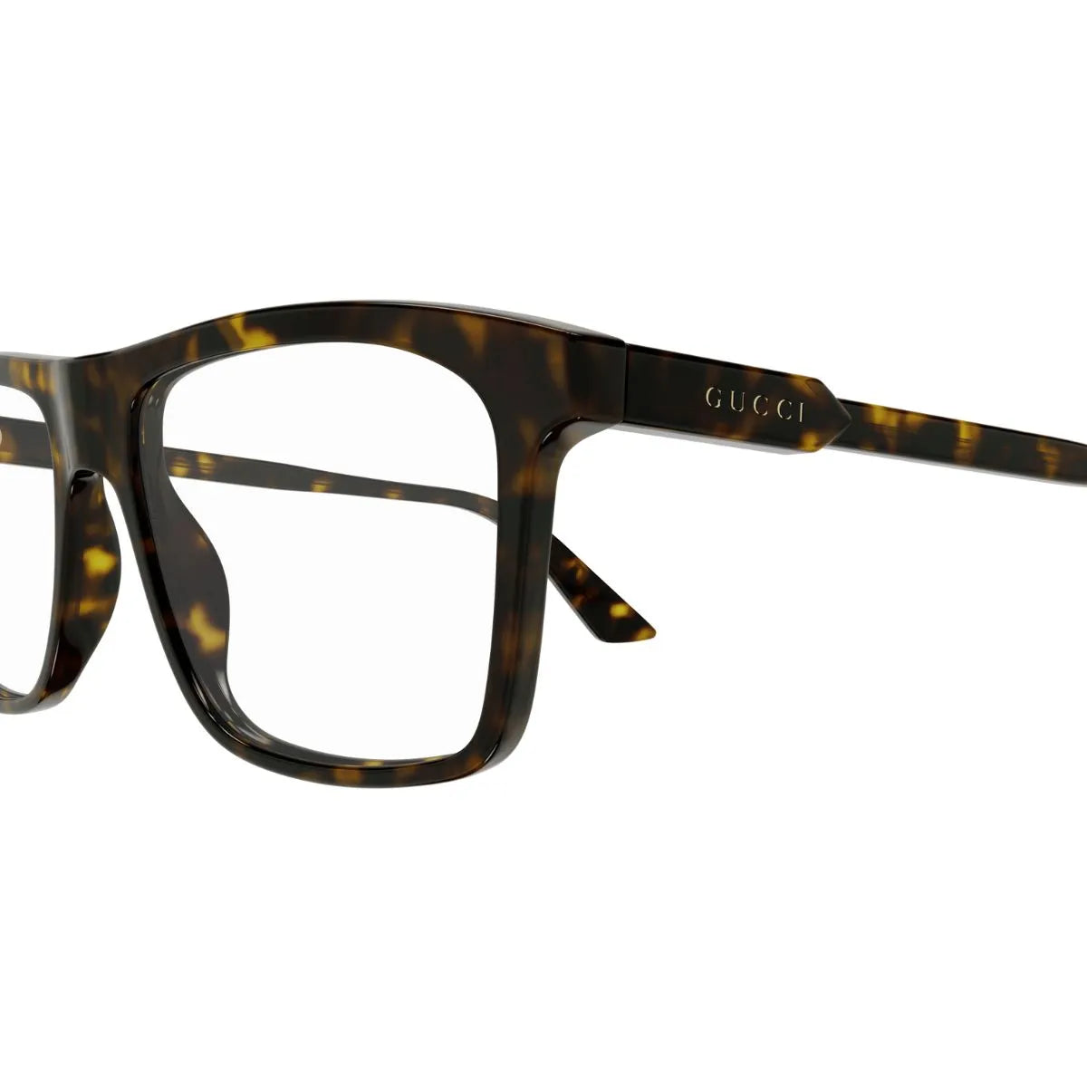 Gucci rectangle spectacles GG1820O 002 modern luxury gucci eyewear at Optorium.