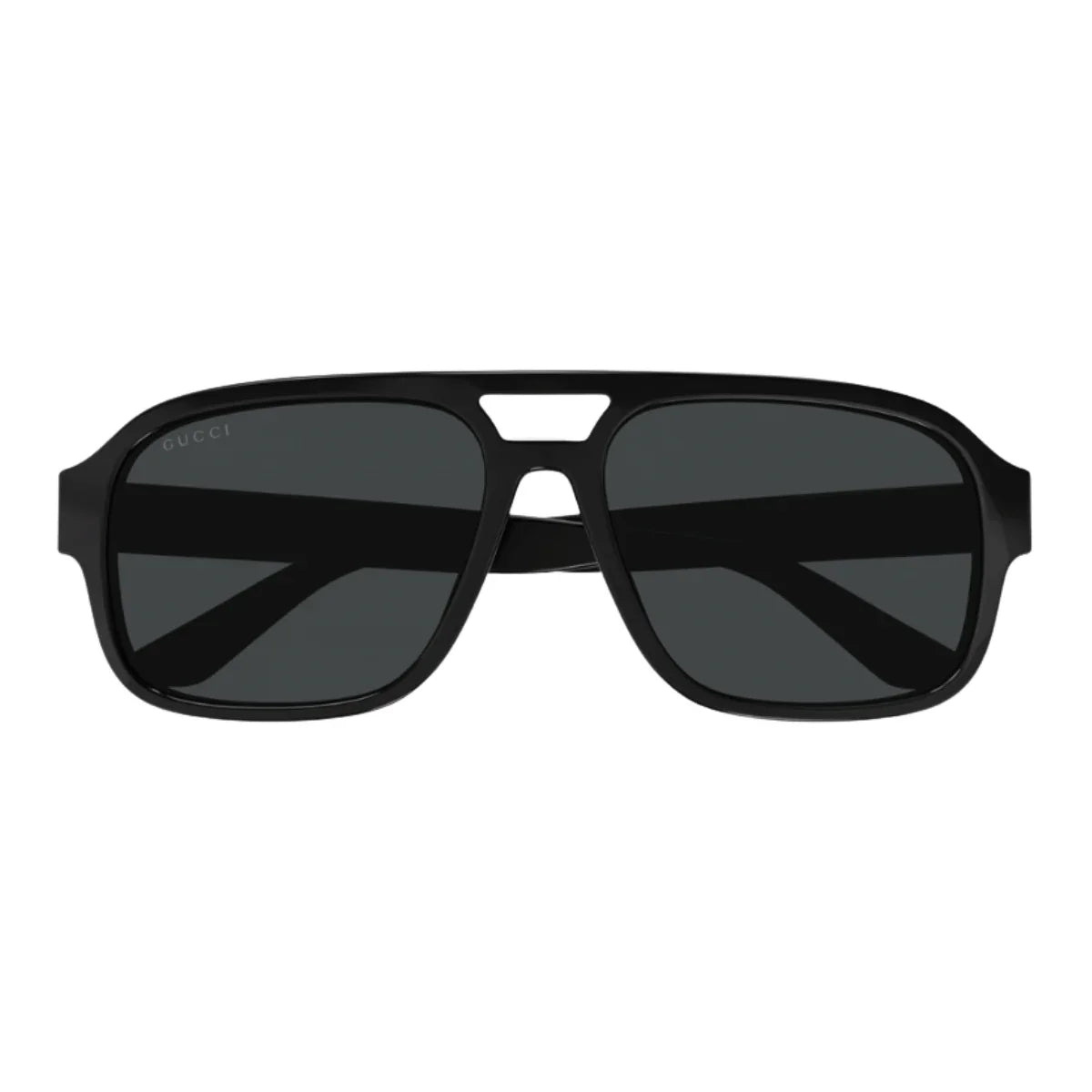 Shop Gucci Sunglass GG1342S 001 in black color for men, stylish pilot shape gucci goggles with UV protection, premium gucci eyewear and shades mens at Optorium.