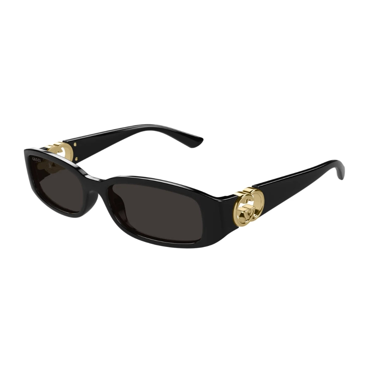 Luxury Gucci eyewear GG1661S 001 for women, fullrim black sunglasses with grey lenses and UV protection – Optorium