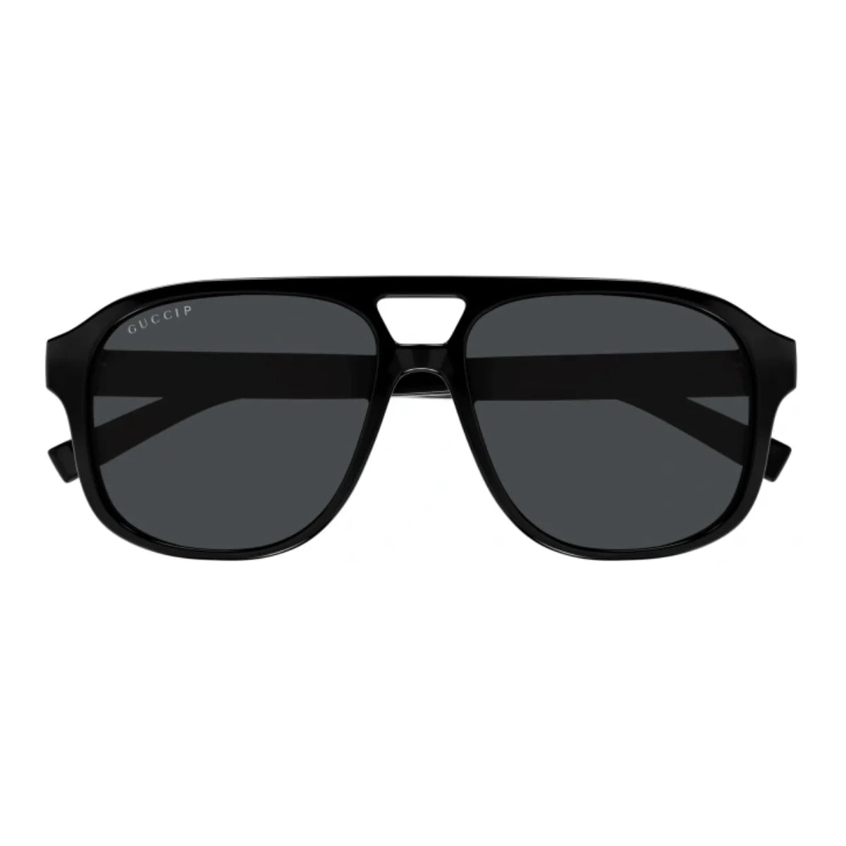 Shop Gucci Sunglass GG1856S 005, black color Gucci sunglasses for men, pilot shape Gucci goggles, UV protection sunglasses, polarized eyewear men & Gucci shades mens at Optorium.