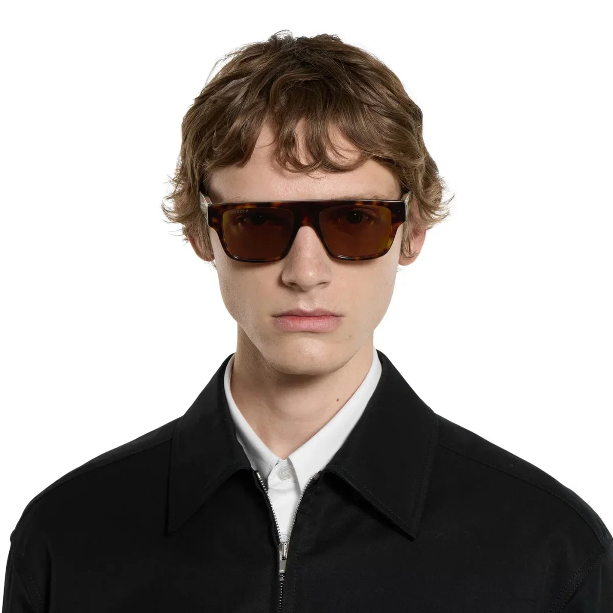 Gucci eyewear GG1960S 007 luxury square sunglasses at Optorium.