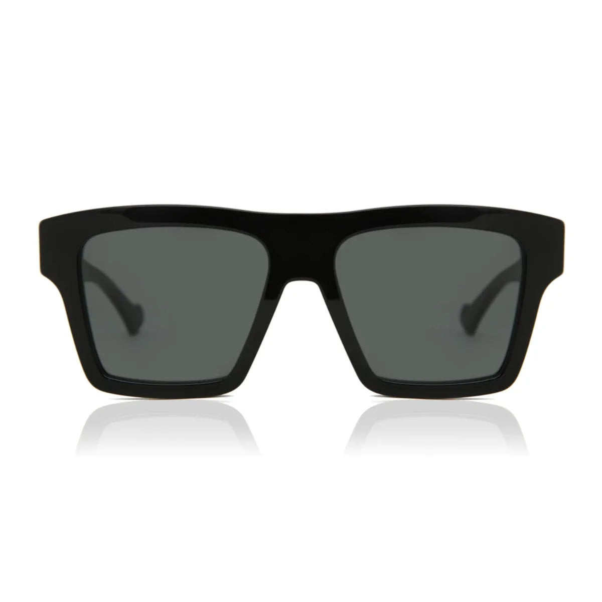 Gucci GG0962S 005 Women Full Rim Black Frame Sunglasses Grey Lenses | Optorium