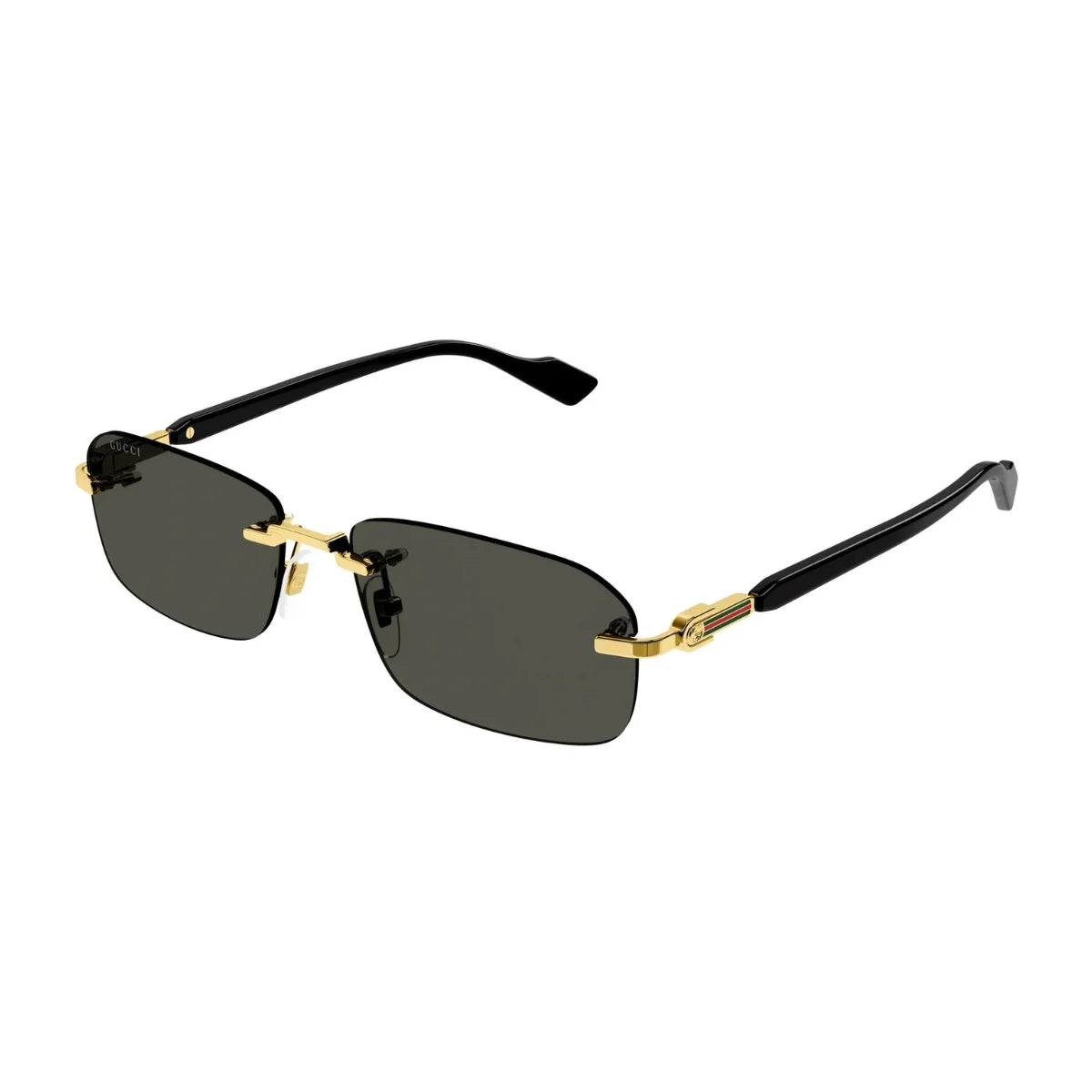 Stylish Gucci eyewear GG1221S 001 rimless design for men with UV protection – Optorium.