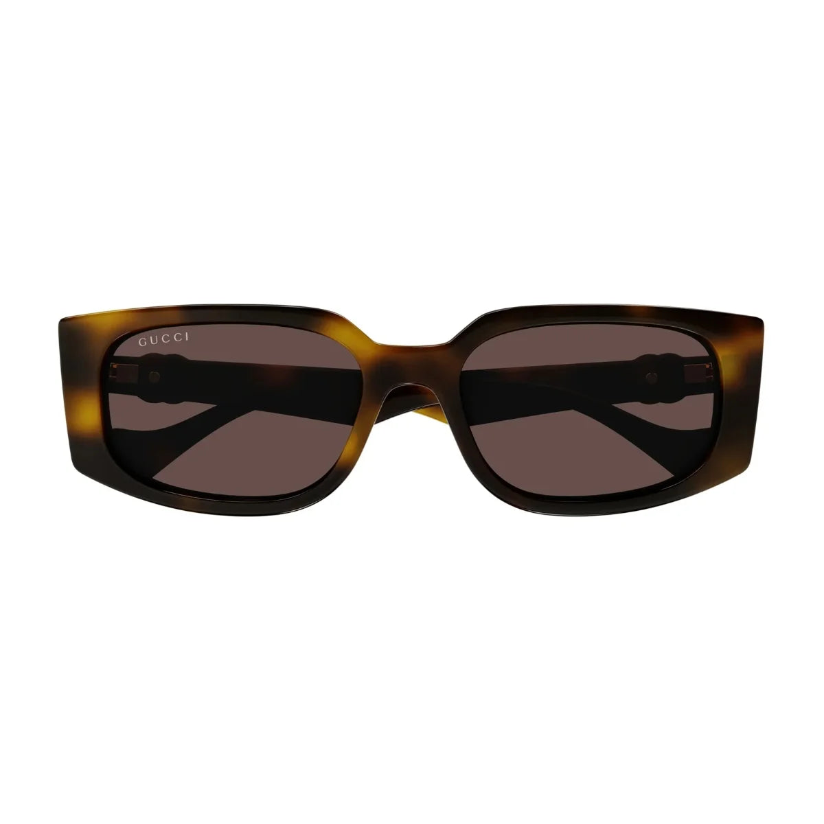 Gucci GG1534S 002 Women Brown Lenses Dark Havana Sunglasses. Luxury Gucci Eyewear at Optorium