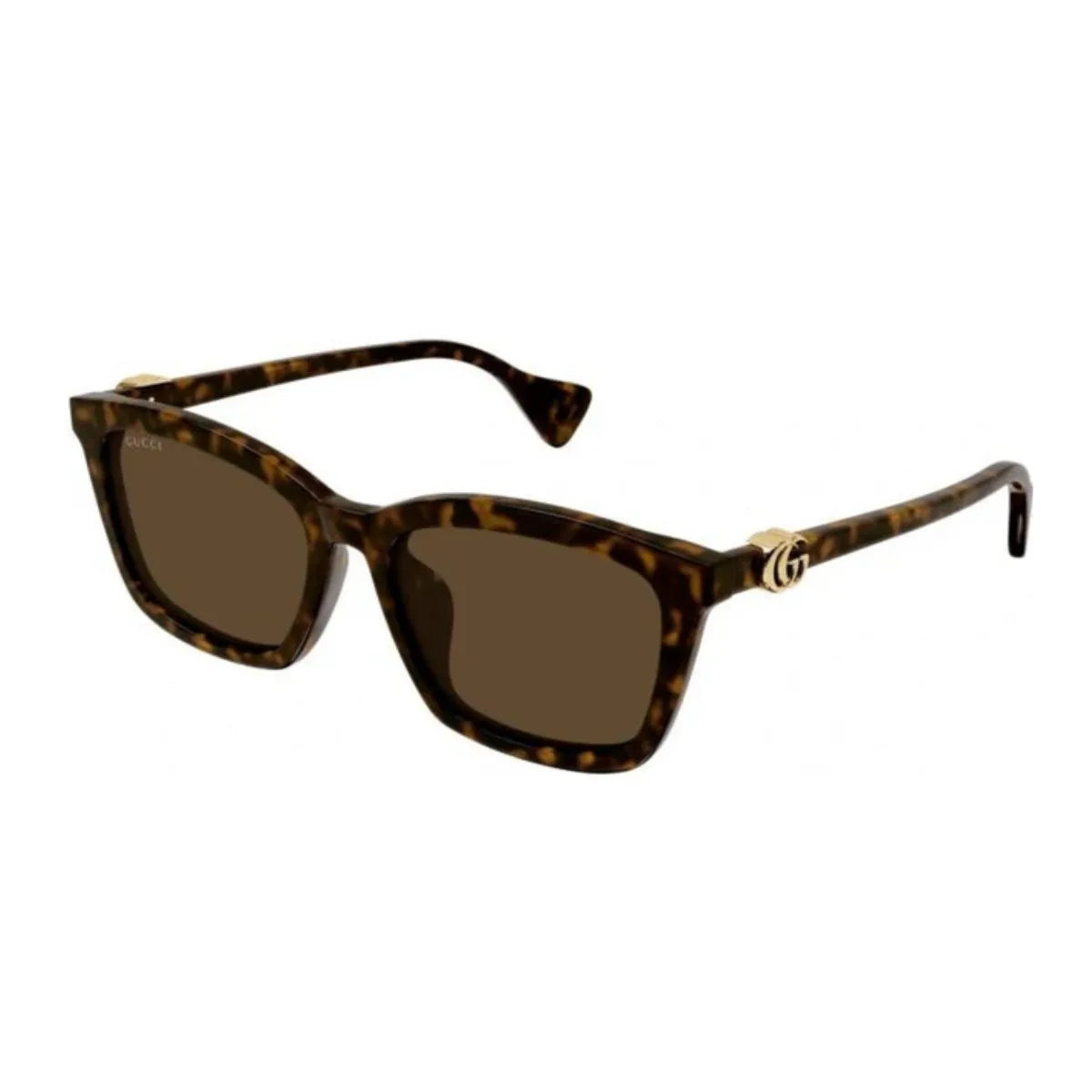 Buy Gucci goggles GG 1596 SK 003, elegant square sunglasses from Gucci with UV protection. Stylish Gucci sunglasses for women and dark Havana Gucci shades men designed for comfort at optorium.