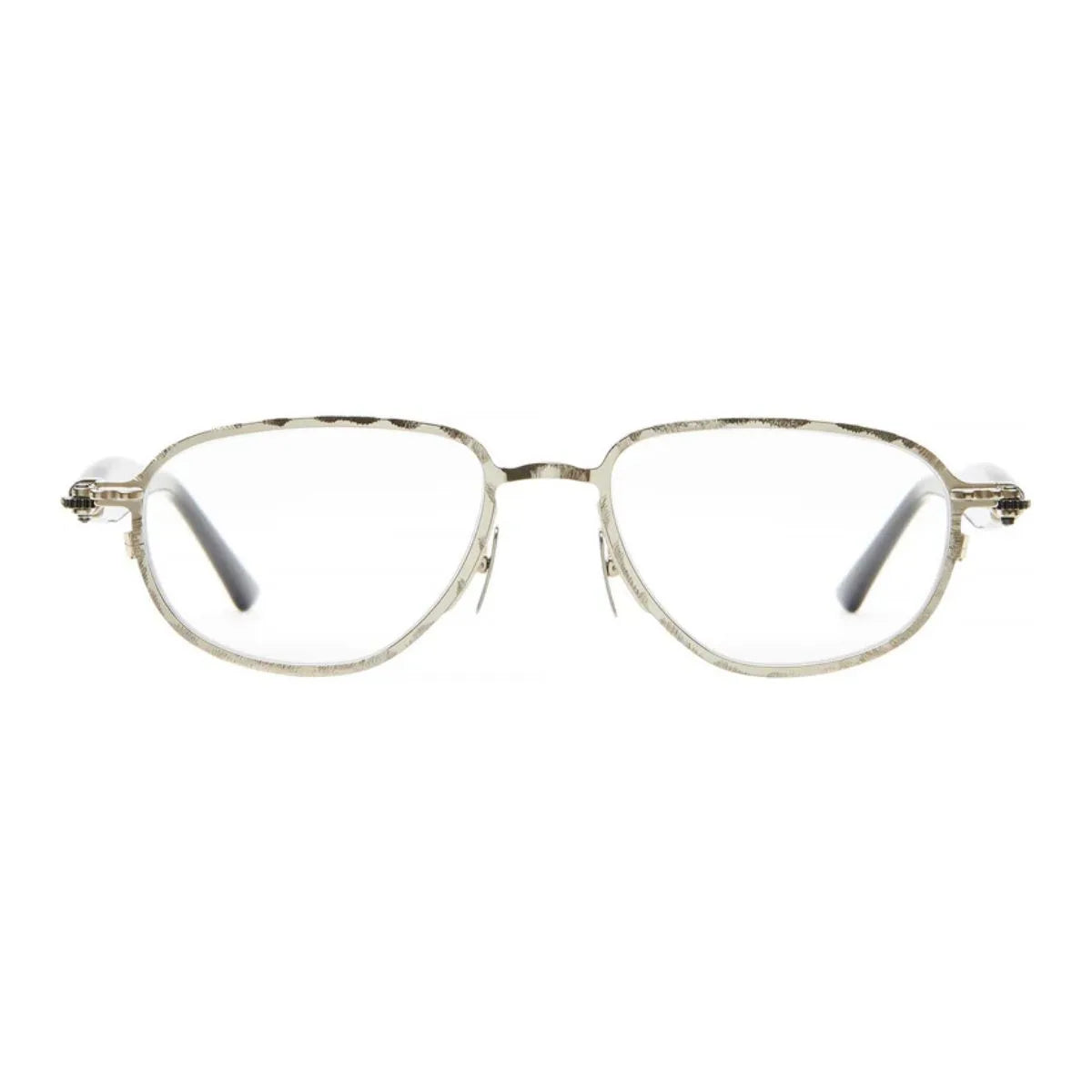 Shop Kuboraum Maske Frame J71 GD, luxury gold color Kuboraum glasses, designer Kuboraum eyeglasses for men & women, and oval shape Kuboraum optical glasses online only at Optorium.