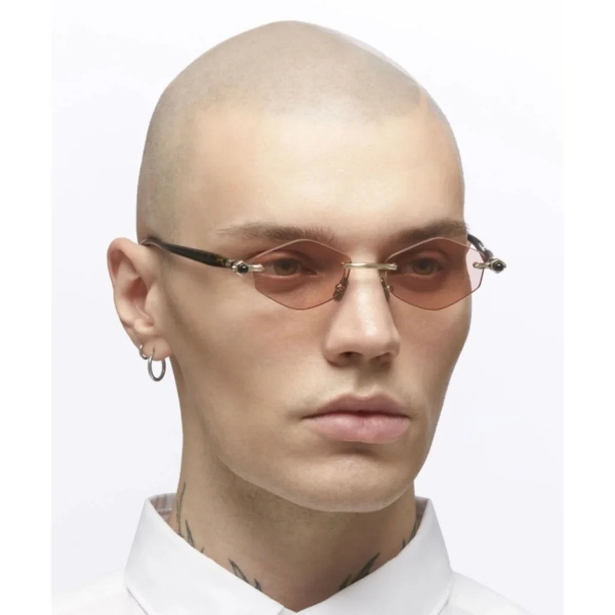 Unisex Kuboraum P60 LG HB Sunglasses Havana Temples UV Protection – Optorium