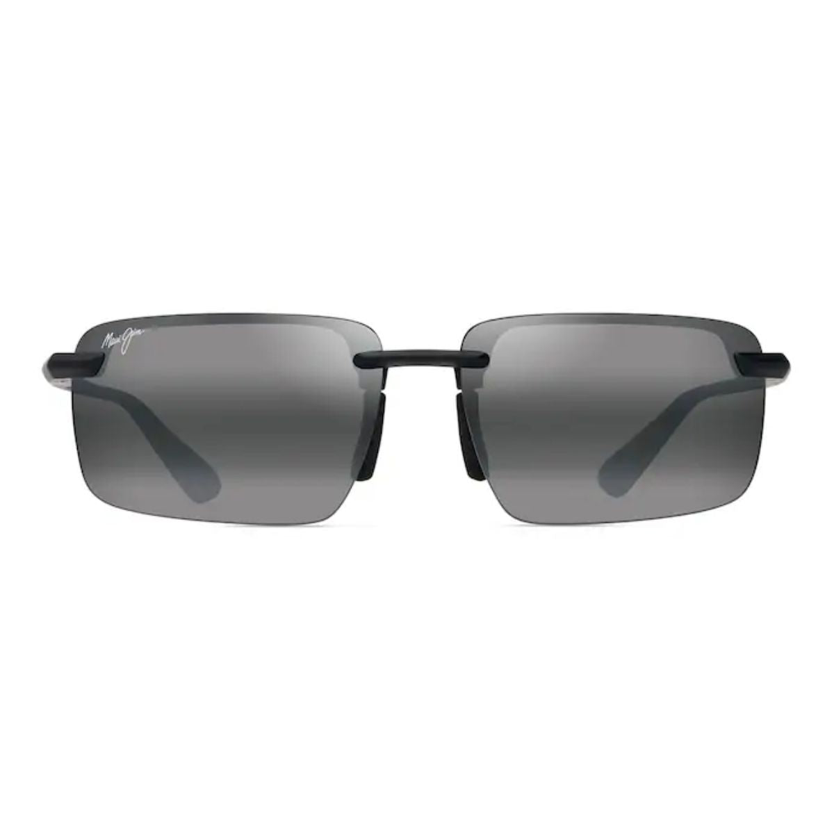 "Maui Jim Black Square Polarized Sunglasses For Mens At Optorium"