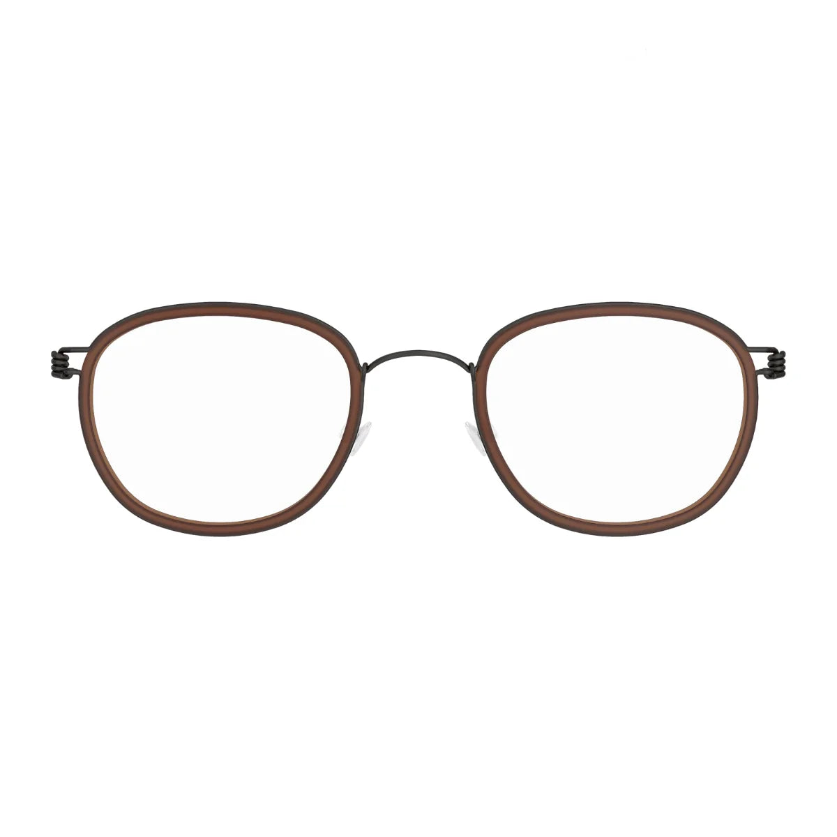Lindberg Air Titanium Rim Frame Max U9 matte black oval eyeglasses made in Denmark – Optorium