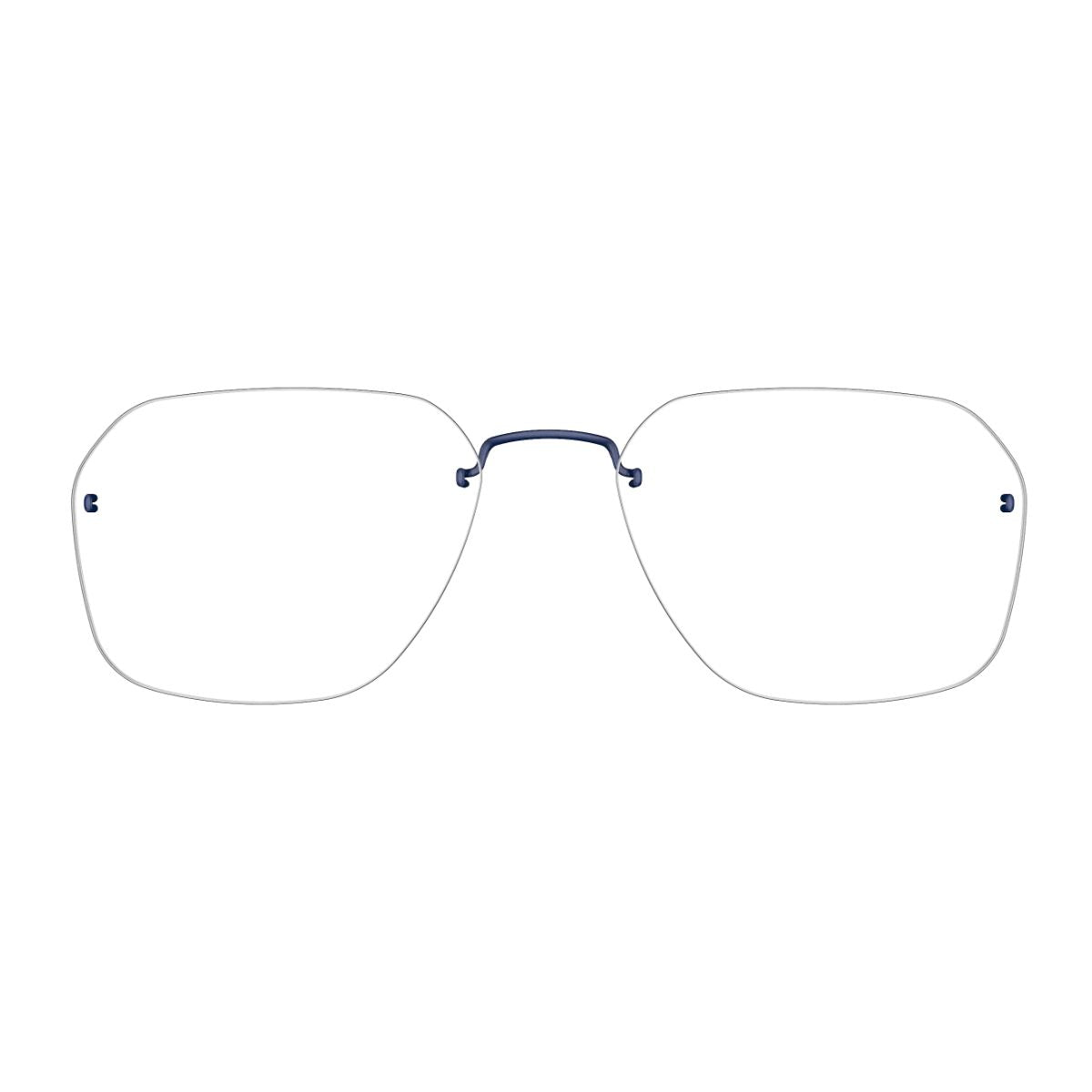 Lindberg Spirit Titanium navy blue rimless titanium frame for men & women, lightweight and stylish optical design. Buy Lindberg frames online at best price in India only at optorium.