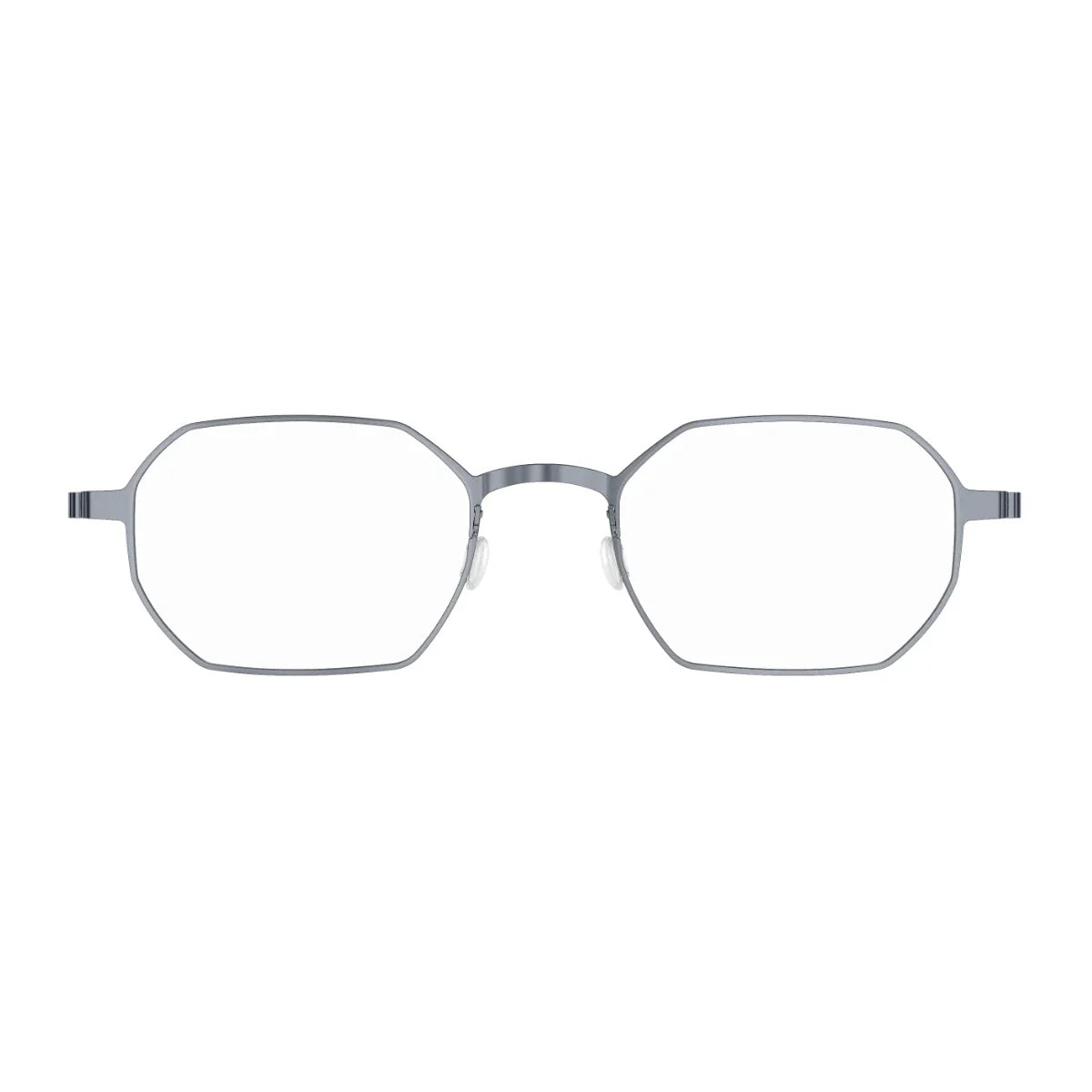 Lindberg optical frame 9650 PU16 polished blue rectangle full-frame eyeglasses at Optorium