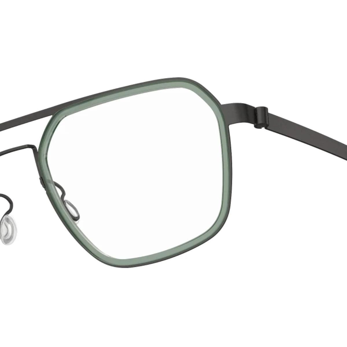 Lindberg 9753 U9 men’s square titanium eyeglass – high-end designer lindberg eyewear online | Optorium