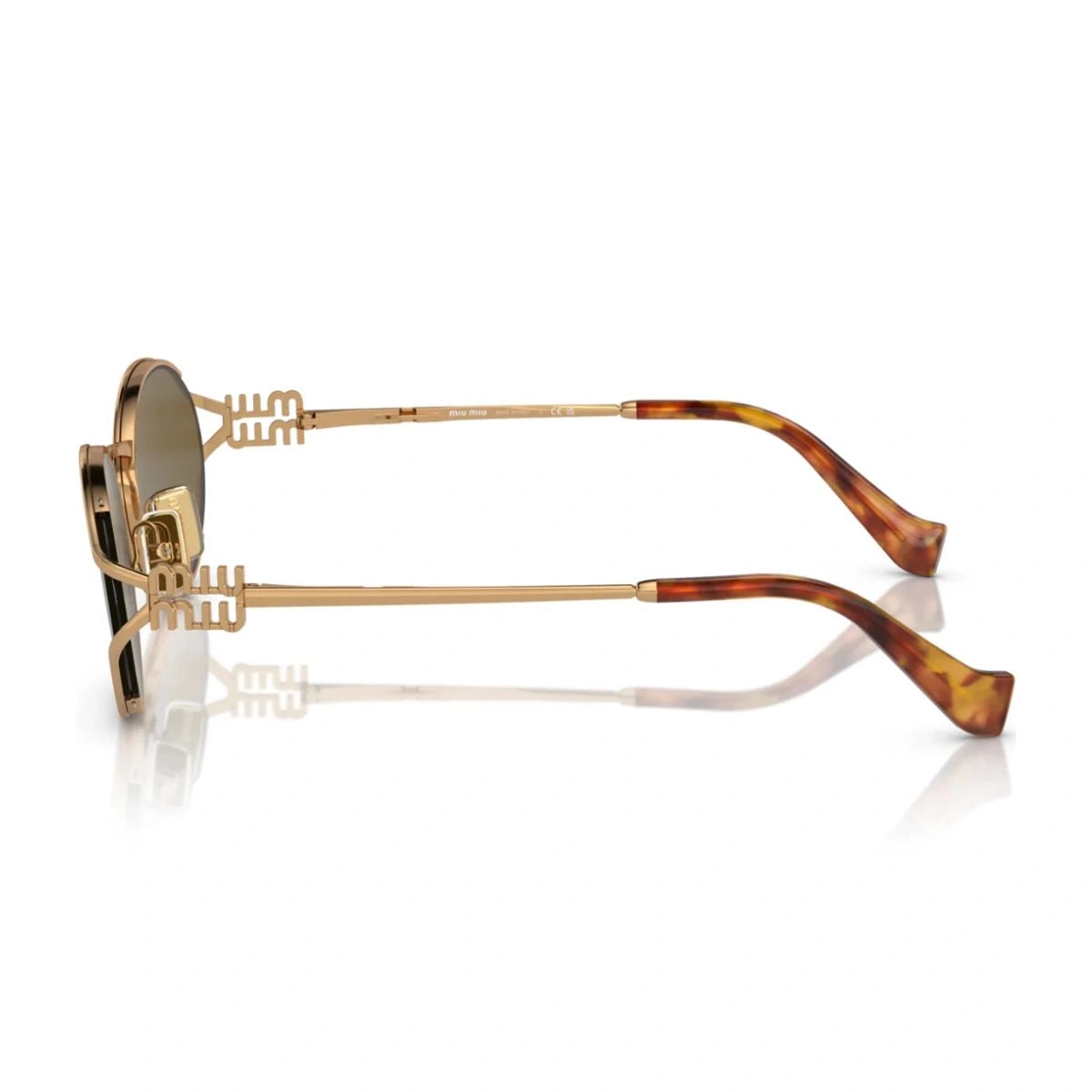 SMU 52Y 70E-01T designer eyewear oval sunglasses style