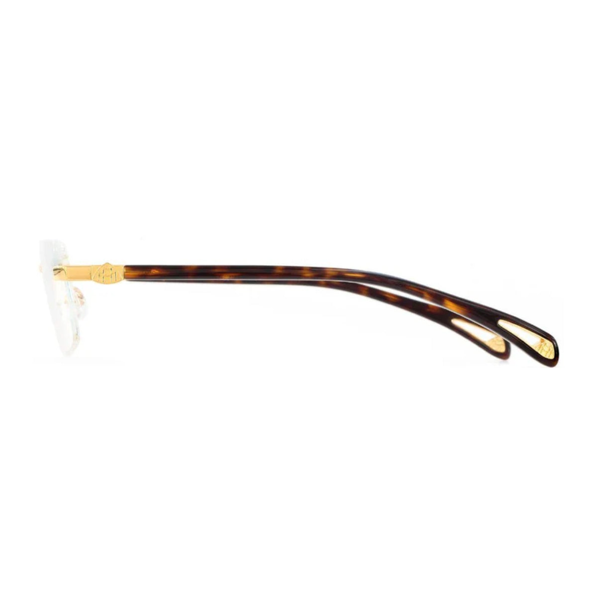 "Luxury optical frame by Maybach The Artist IX Frame G AA  Z25 in combination material, lightweight rimless unisex glasses, iconic German design – Optorium"