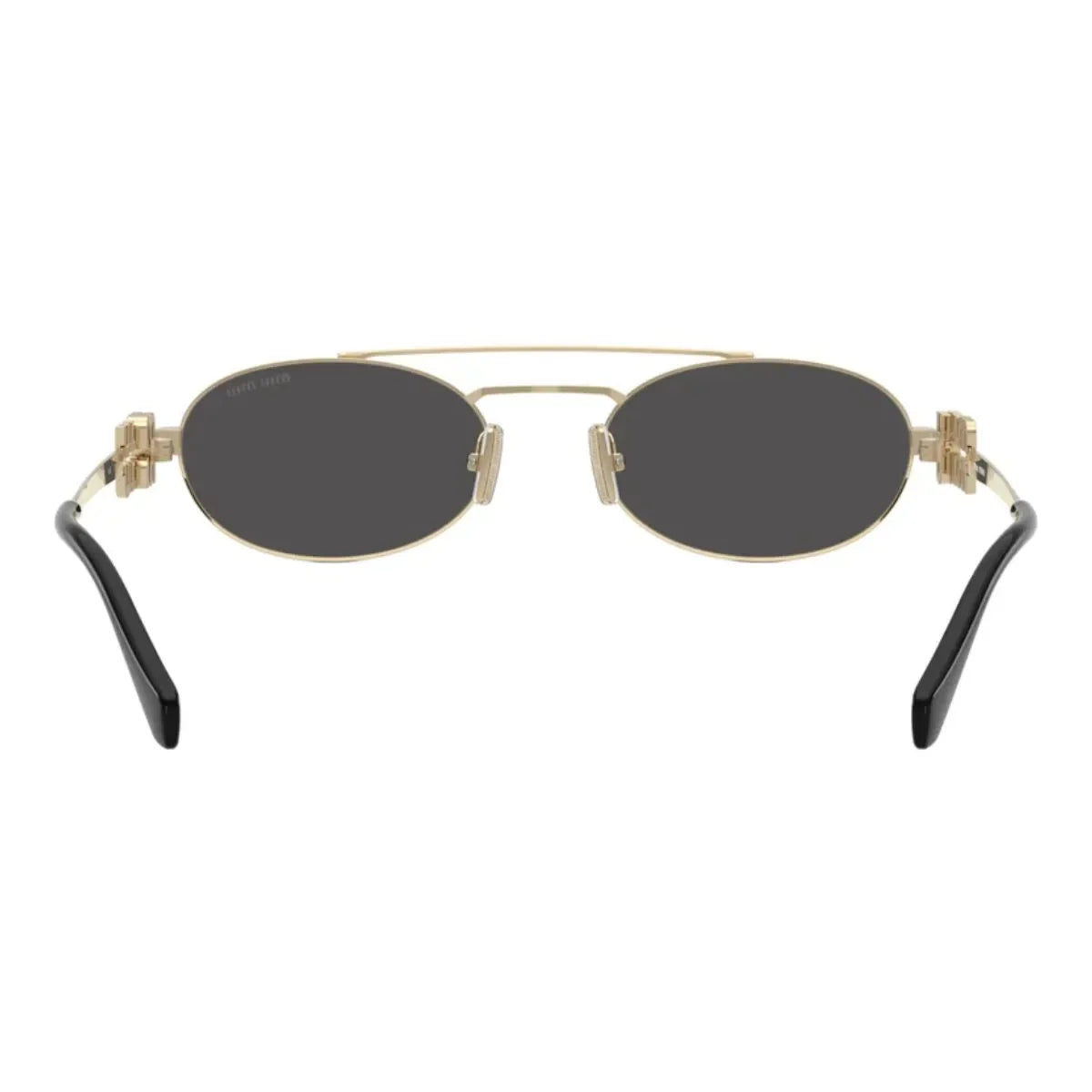 Luxury Miu Miu Sunglass SMU 54Z ZVN 08Z pale gold designer frame, trending miu miu sunglasses, UV protection miu miu goggles, fashion-forward miu miu oval shape and Luxury eyewear collection at optorium.