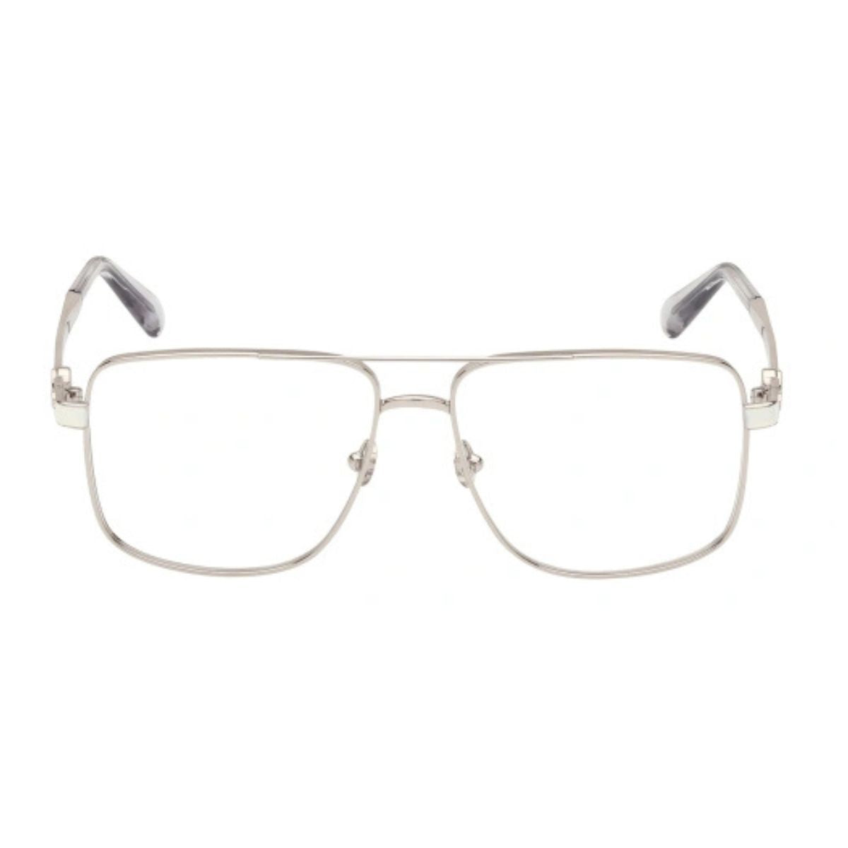 "Moncler ML5178 016 square eyeglasses frame online at Optorium."
