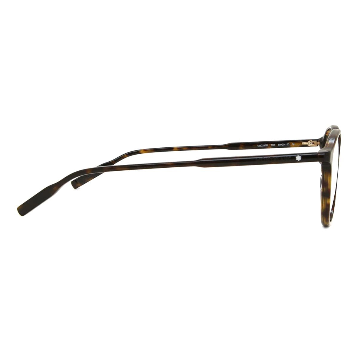 "Montblanc MB0291O 002 Men’s Oval Frame - Acetate, Dark Tortoise, at Optorium Online"