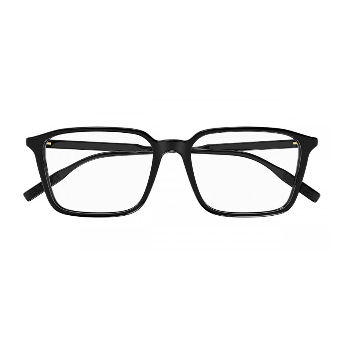 "Mont Blanc MB0293OA 001 square black frame, timeless and comfortable, online at Optorium."