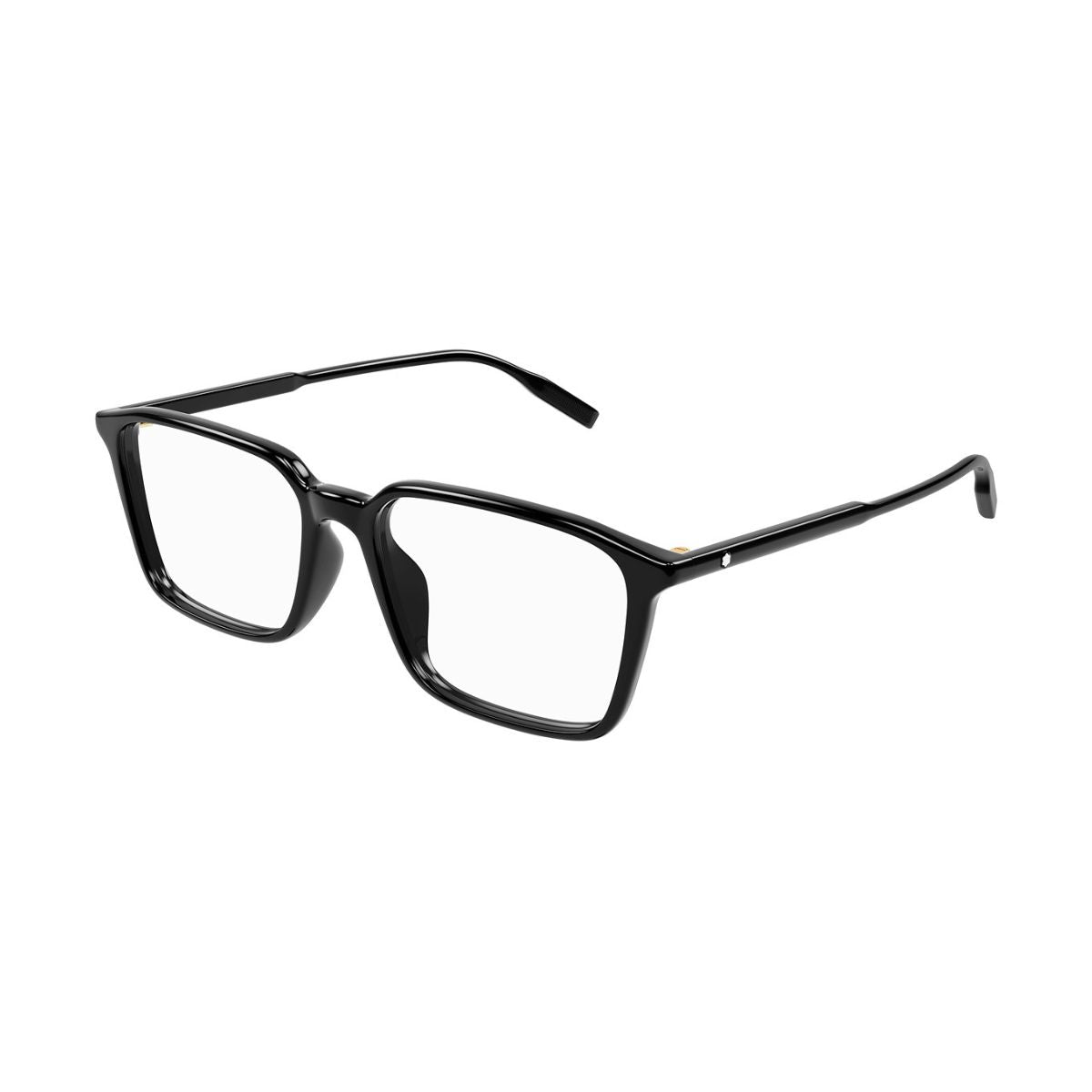 "Mont Blanc MB0293OA 001 square optical frame, sleek and durable, online at Optorium."