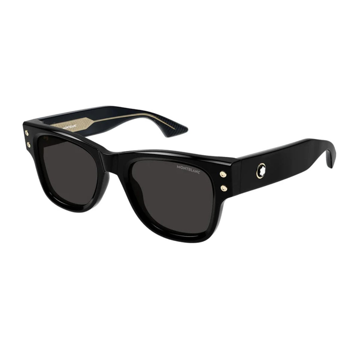 Shop Mont Blanc MB0381S 001 sunglasses square for men that define sophistication and style—best black sunglasses for men, trending in fashion at optorium.