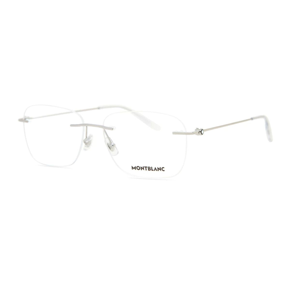 Experience luxury with Mont Blanc Frame MB0075O-003, a sleek and lightweight Mont Blanc eye frames design perfect in Mont Blanc optical frame for men at Optorium.