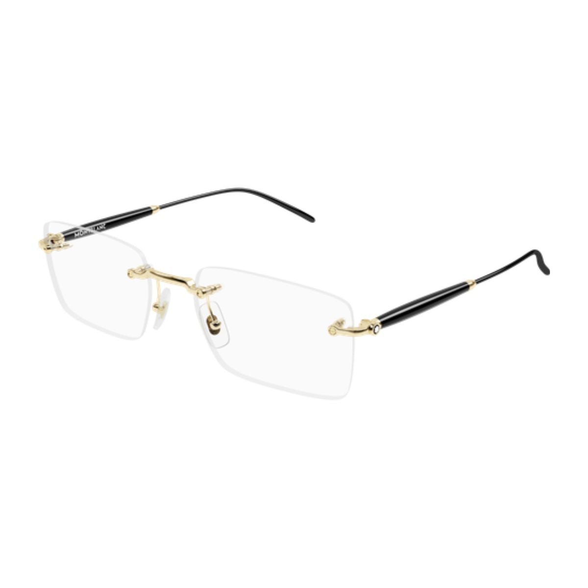 Montblanc MB0411O-001 eyeglasses represent timeless style and quality craftsmanship. Find the best Montblanc frames price in India and exclusive collections at optorium.