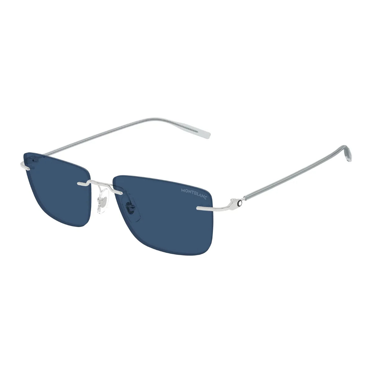 Luxury Montblanc men’s rimless sunglasses MB 0429S 004 with UV protection - Optorium