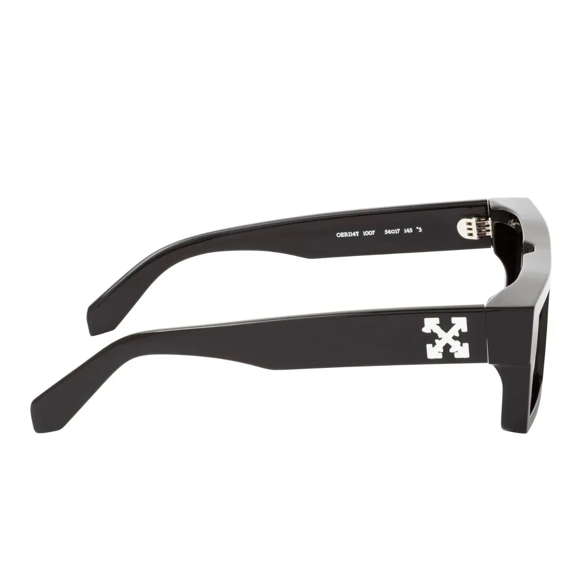 Stylish Off White sunglasses OERI155 7607 for men and women, UV protection rectangle shape off white shades, premium designer gold color sunglasses trending online. optorium