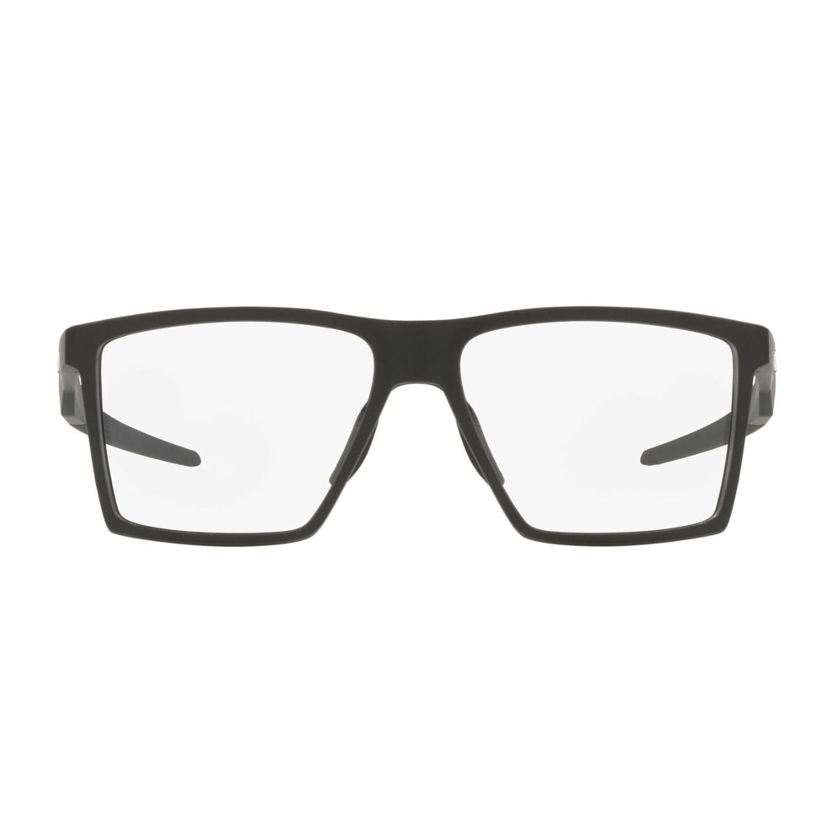 "Oakley 8052 0155 black square frame offers sleek style, shop now online at Optorium."
