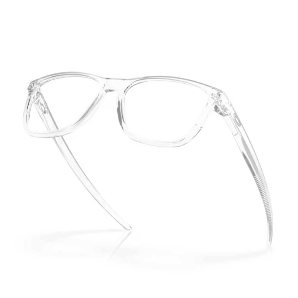 "Stylish Oakley Centerboard OX8163-0355 square frame polished clear design online at optorium."





