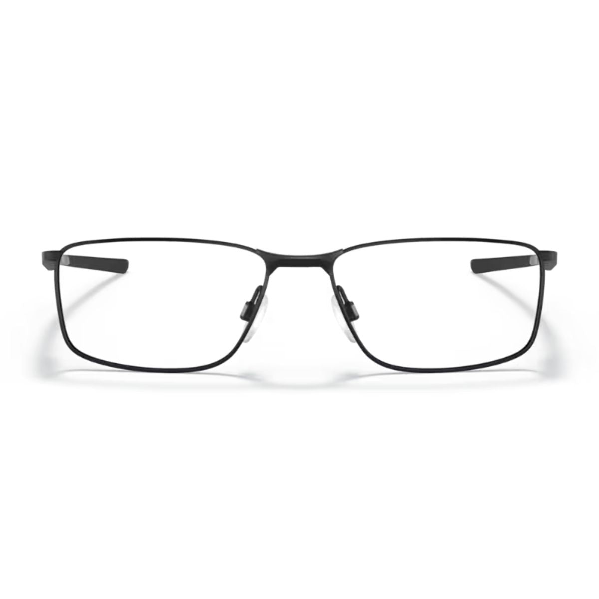 "Oakley Socket 5.0 OX3217-0155 satin black rectangle frame online at optorium."
