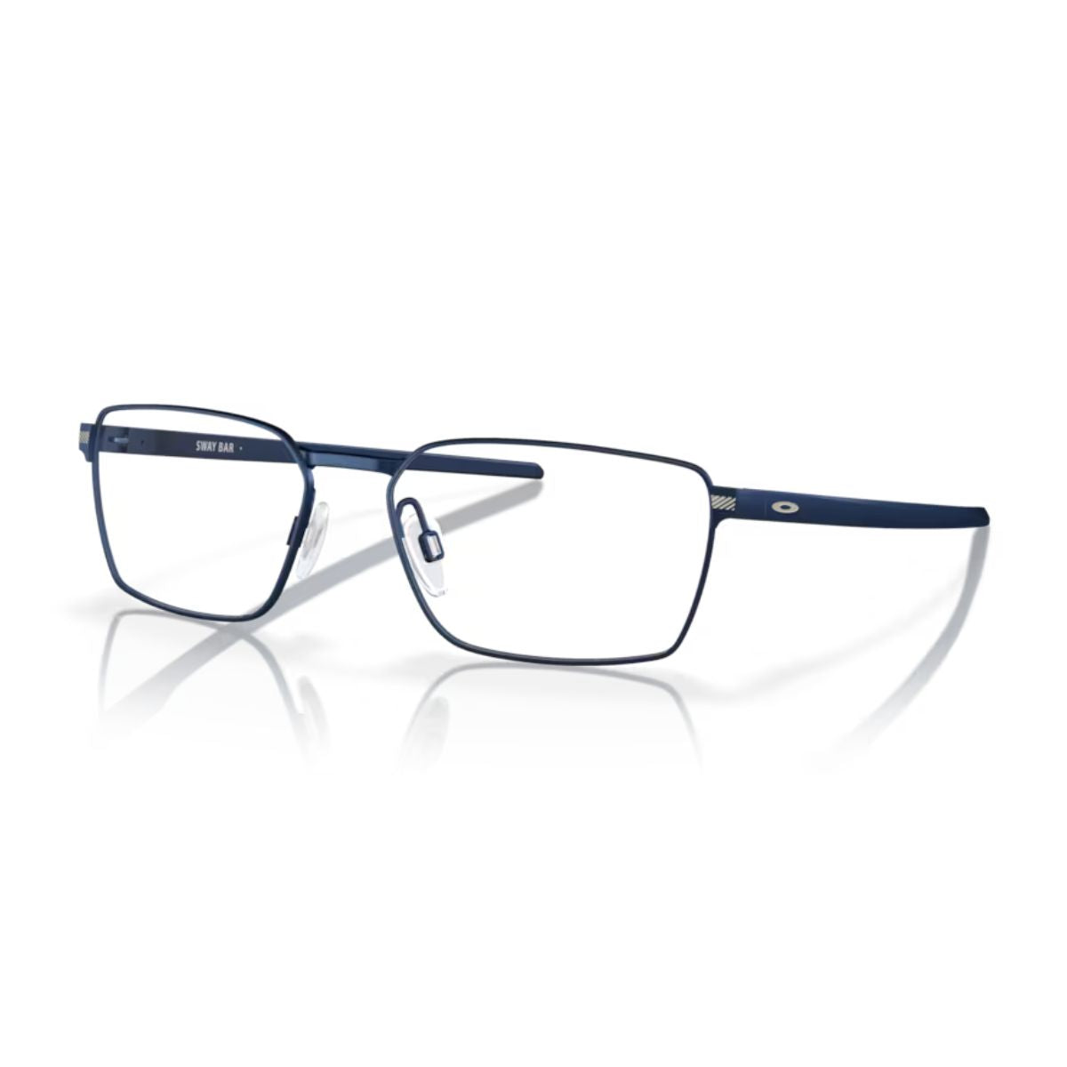 "Titanium Oakley OX5078-0455 rectangle optical frame lightweight and durable online at optorium."
