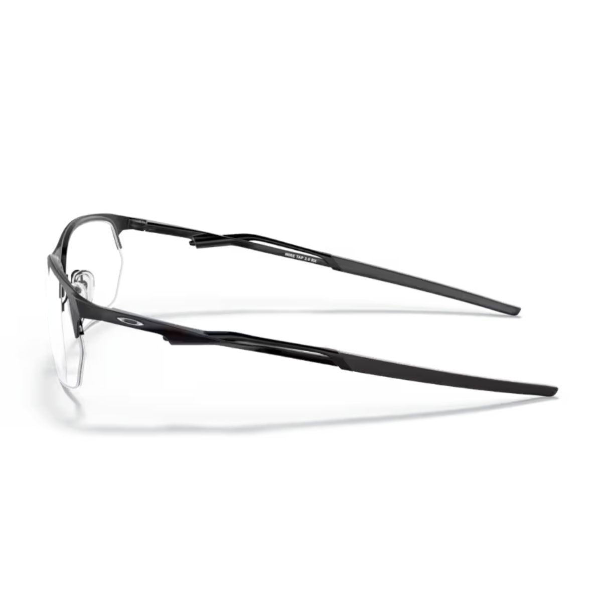 "Oakley Wire Tap OX 5142-0156 half rim optical frame stylish design online at optorium."
