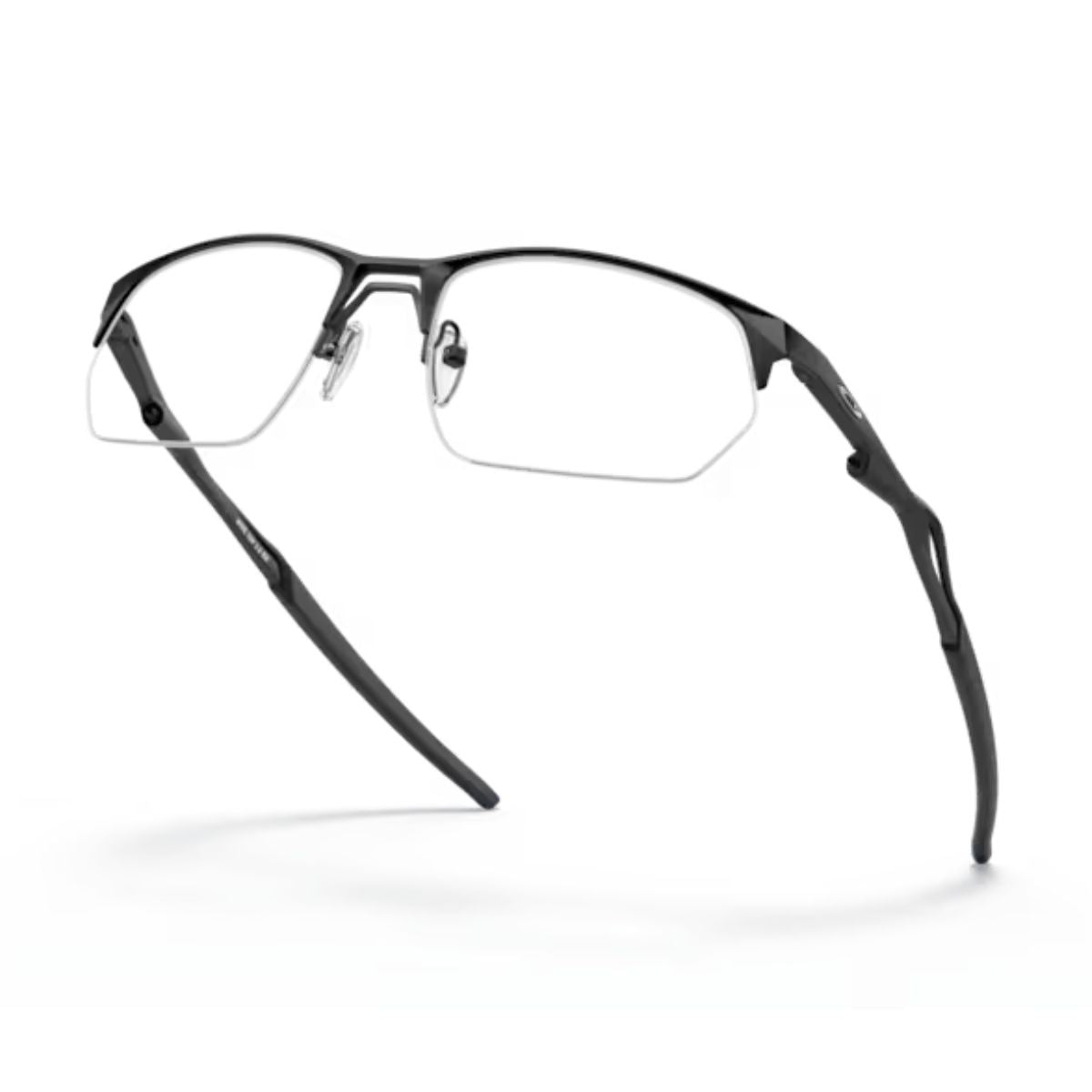 "Sleek Oakley Wire Tap half rim frame OX 5142-0156 for men online at optorium."





